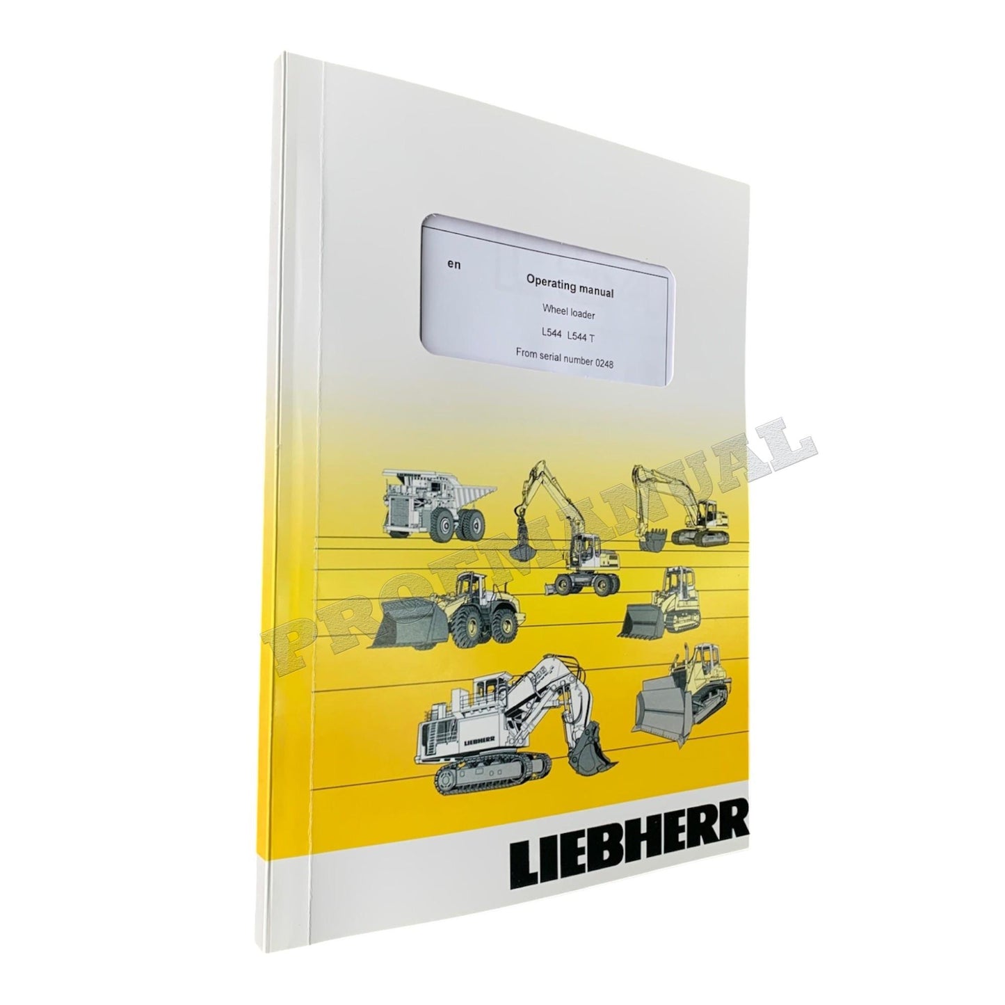 Liebherr L544 - L544 T Wheel Loader Operators manual