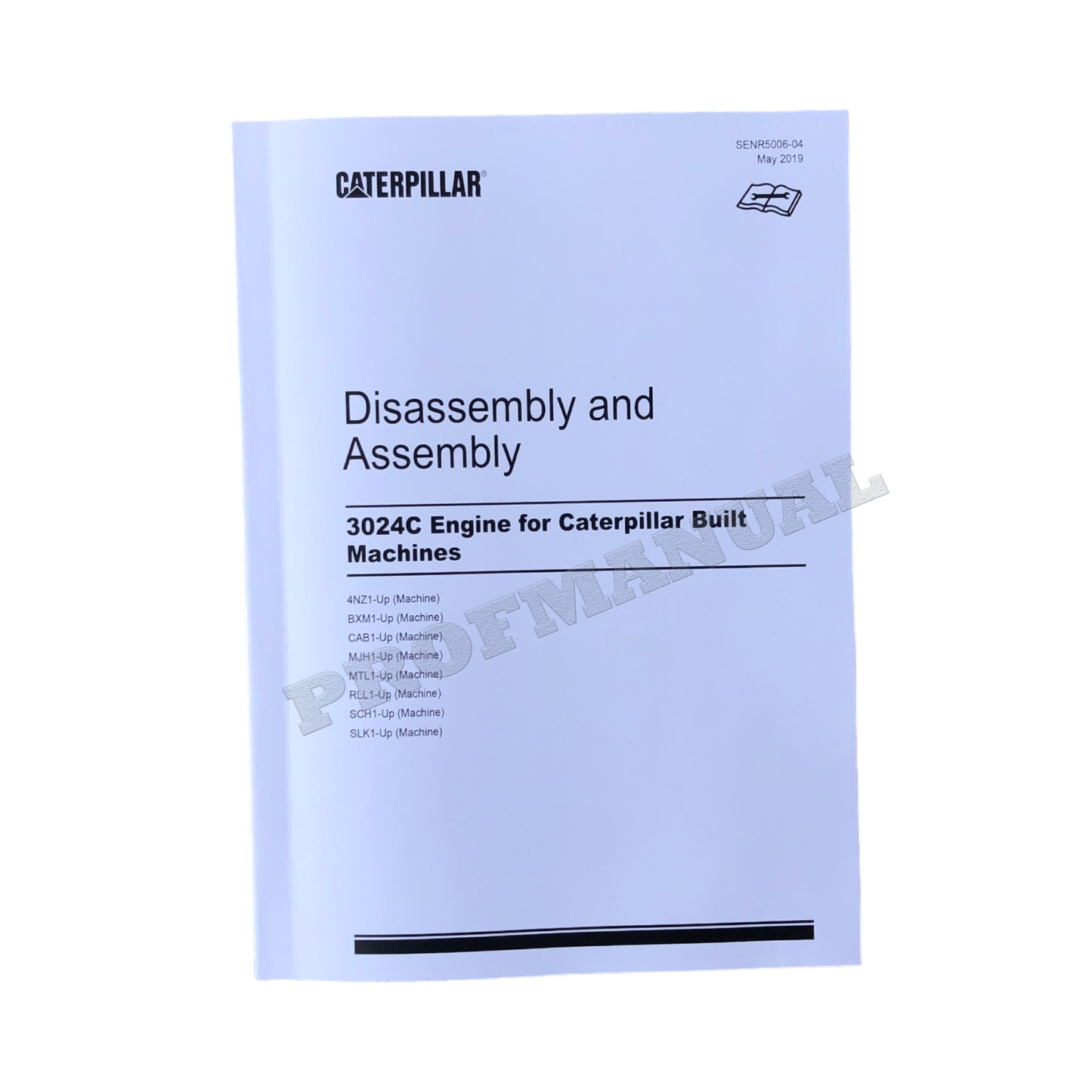 Caterpillar 3024C Engine Service Manual Disassem Assem 247B 257B Loader + SUPPL