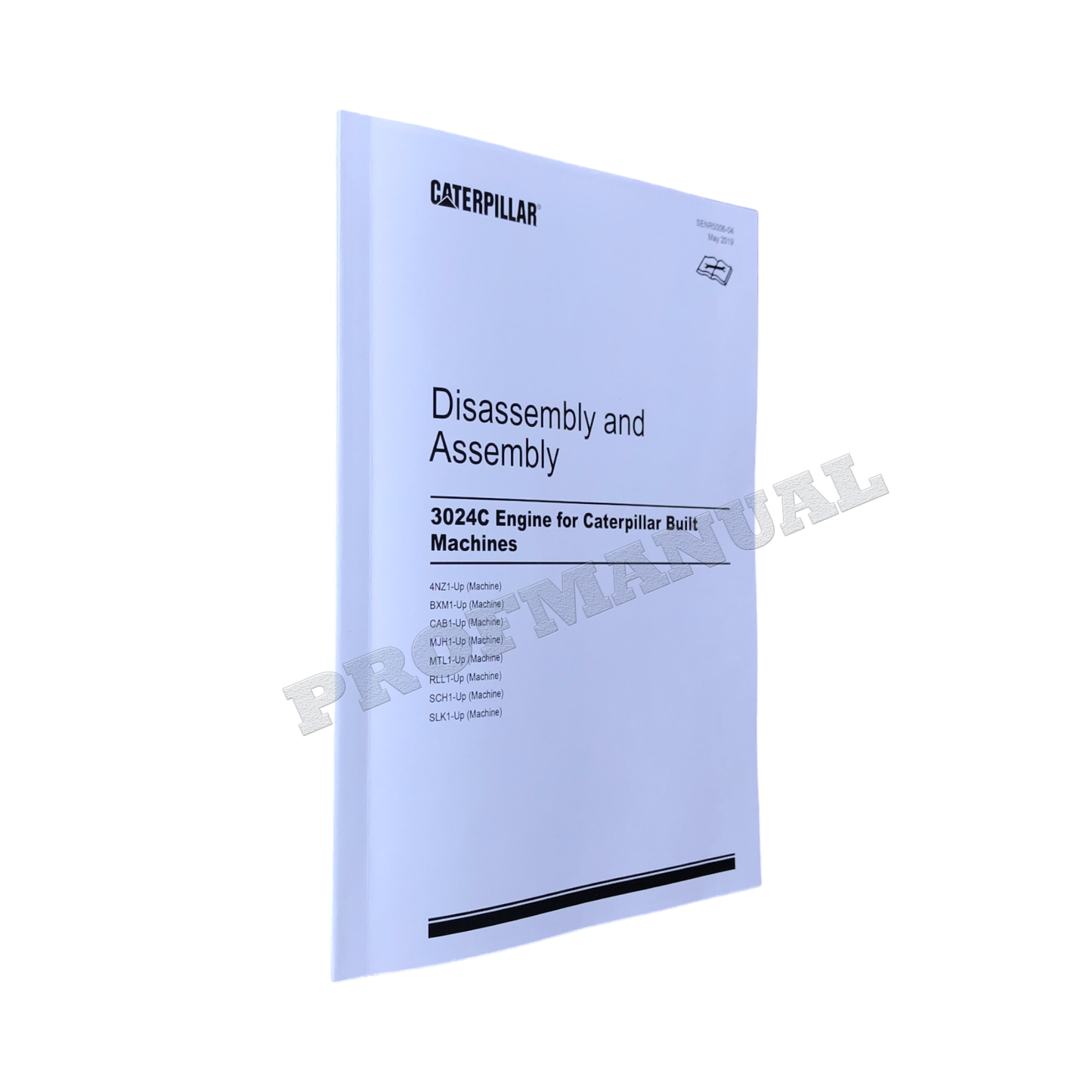 Caterpillar 3024C Engine Service Manual Disassem Assem 247B 257B Loader + SUPPL