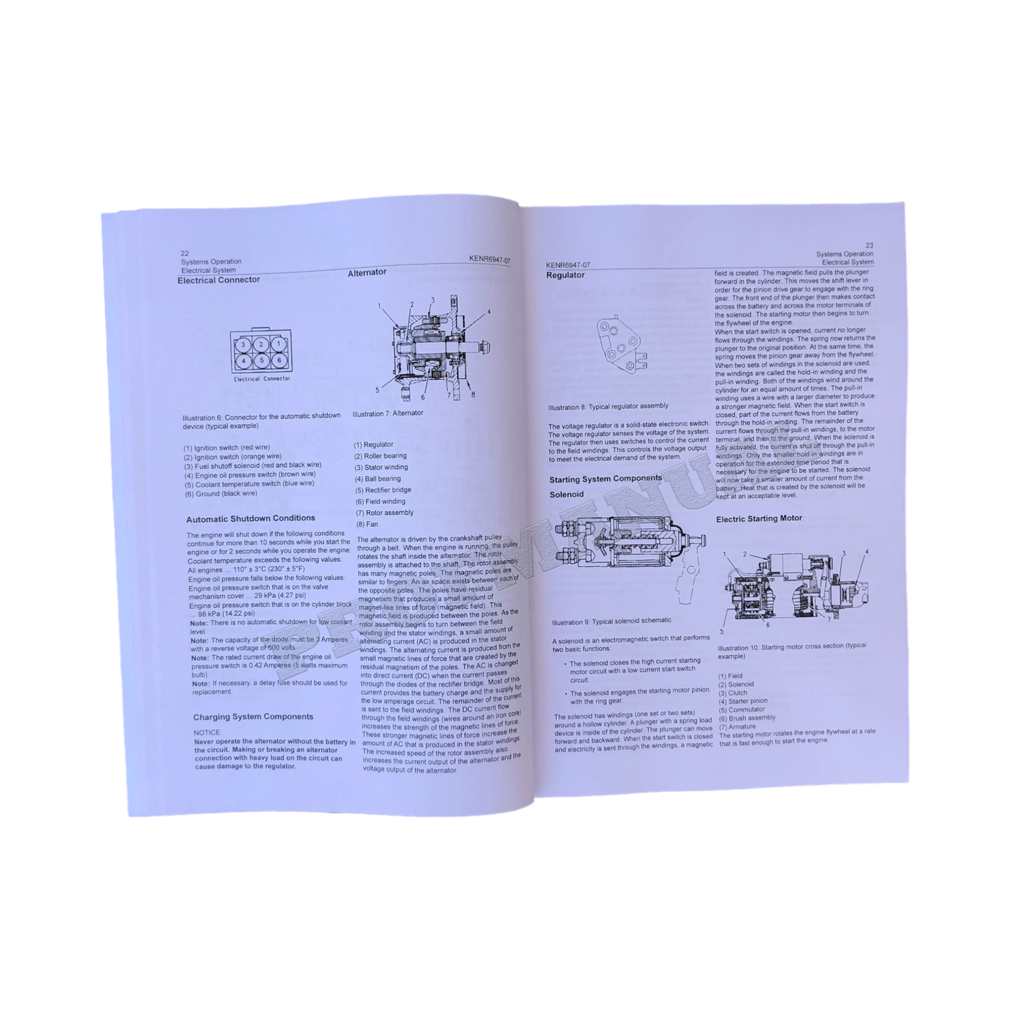 Caterpillar Cat C1.1 C1.5 С2.2 Engine Operation Test Adjusting Service Manual