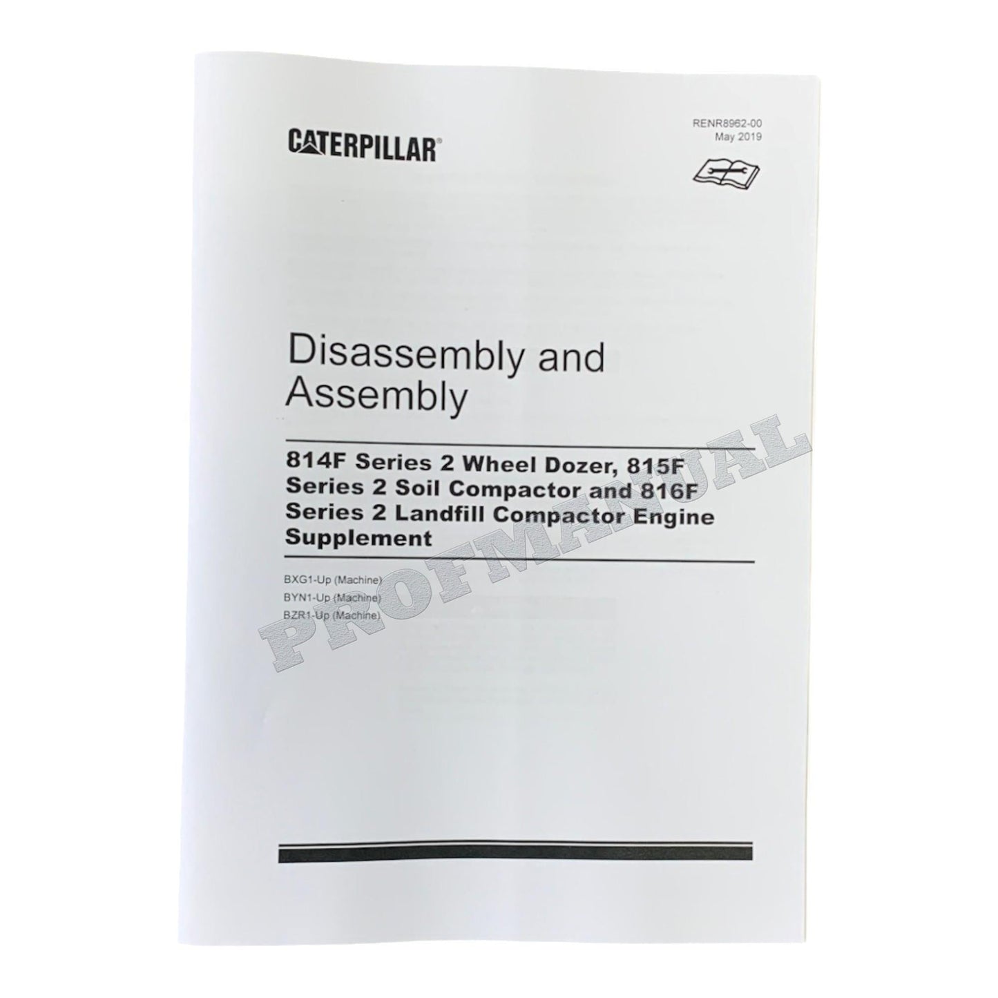 Caterpillar Ser 2 815F 816F Compactor Engine Suppl Disassem Assem Service Manual