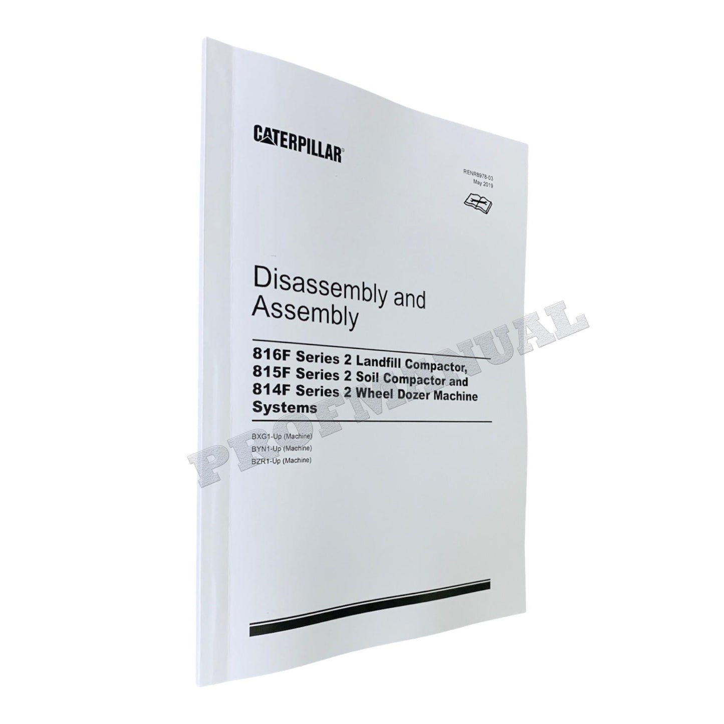 Caterpillar Ser 2 816F 815F Compactor Machine SYS Disassem Assem Service Manual