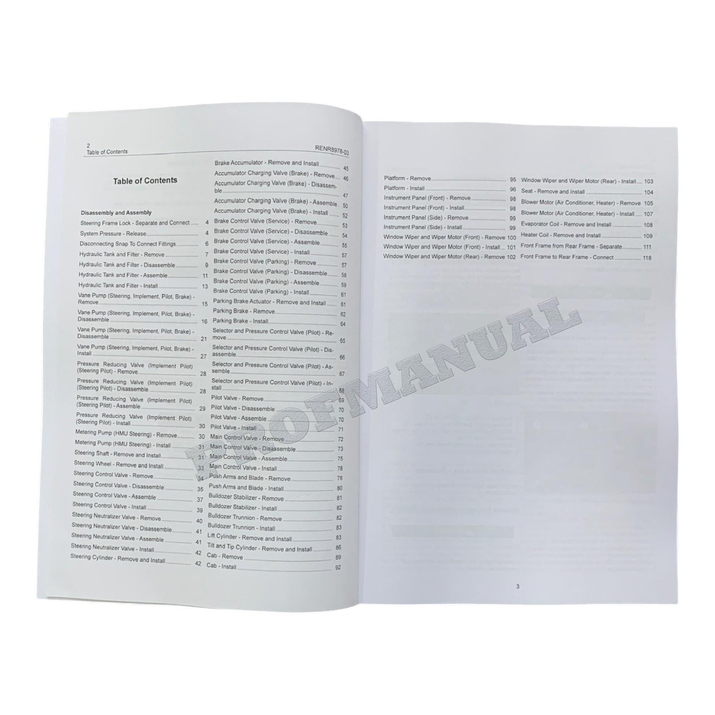 Caterpillar Ser 2 816F 815F Compactor Machine SYS Disassem Assem Service Manual