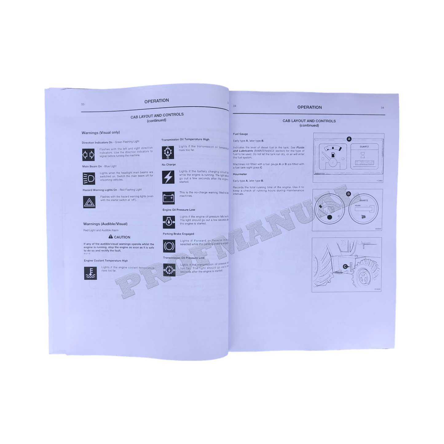 JCB 926 930 Rough Terrain ForkLift Operators Manual 926_930