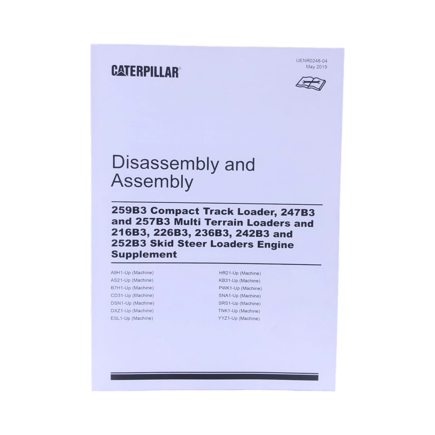 Caterpillar 226B3 236B3 242B3 252B3 Engine Suppl Service Manual Disassem Assem