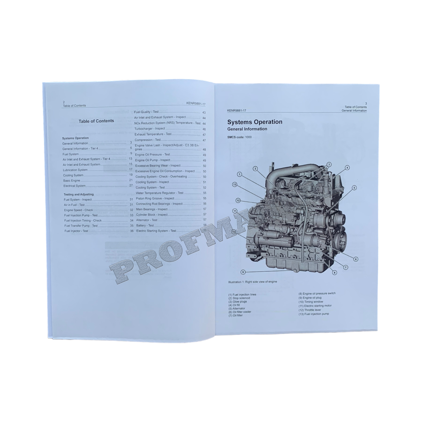 Caterpillar Engine 308E 308E2 Excavator Operation Testing Adjusting Specification Service Manual