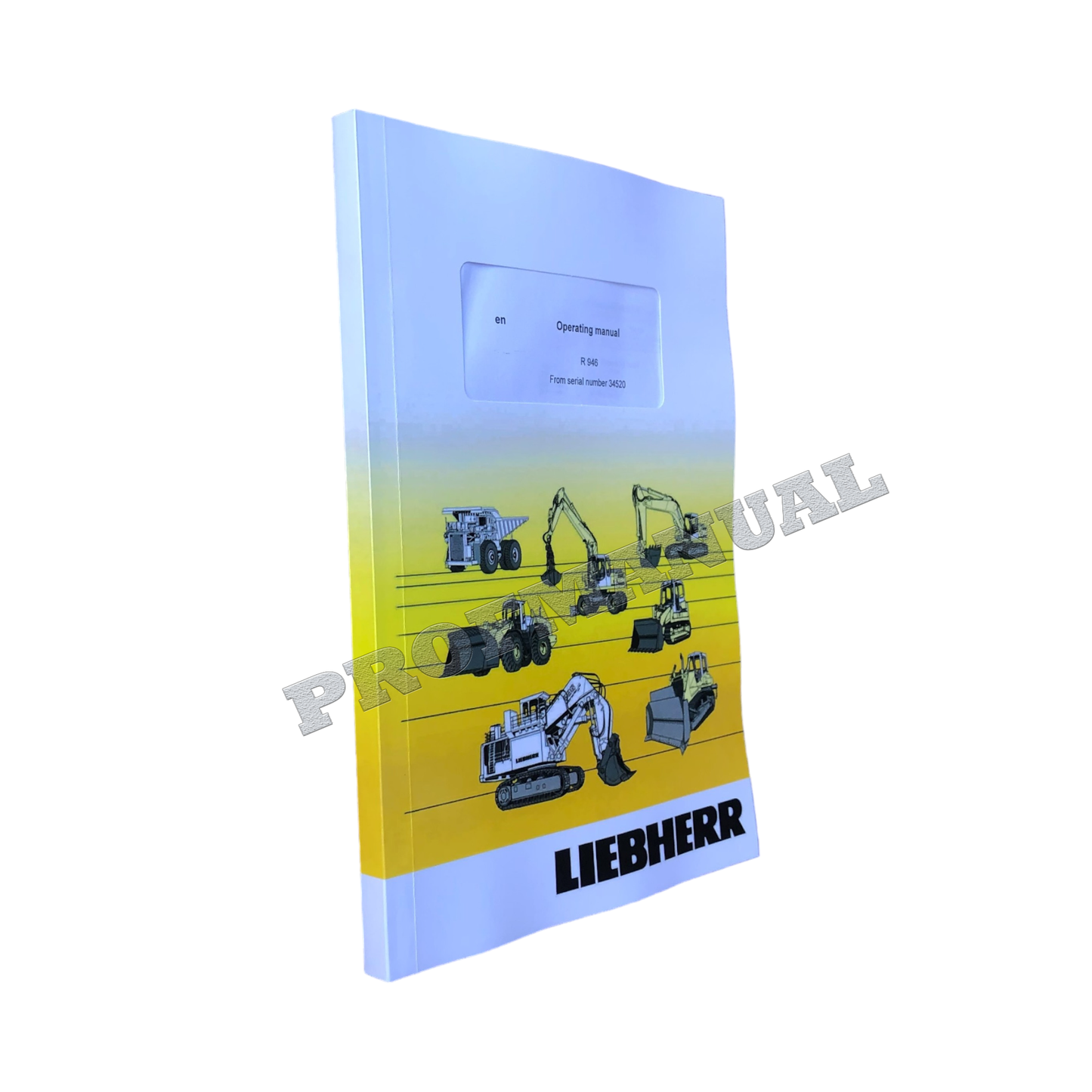 Liebherr R946 Excavator Operators manual