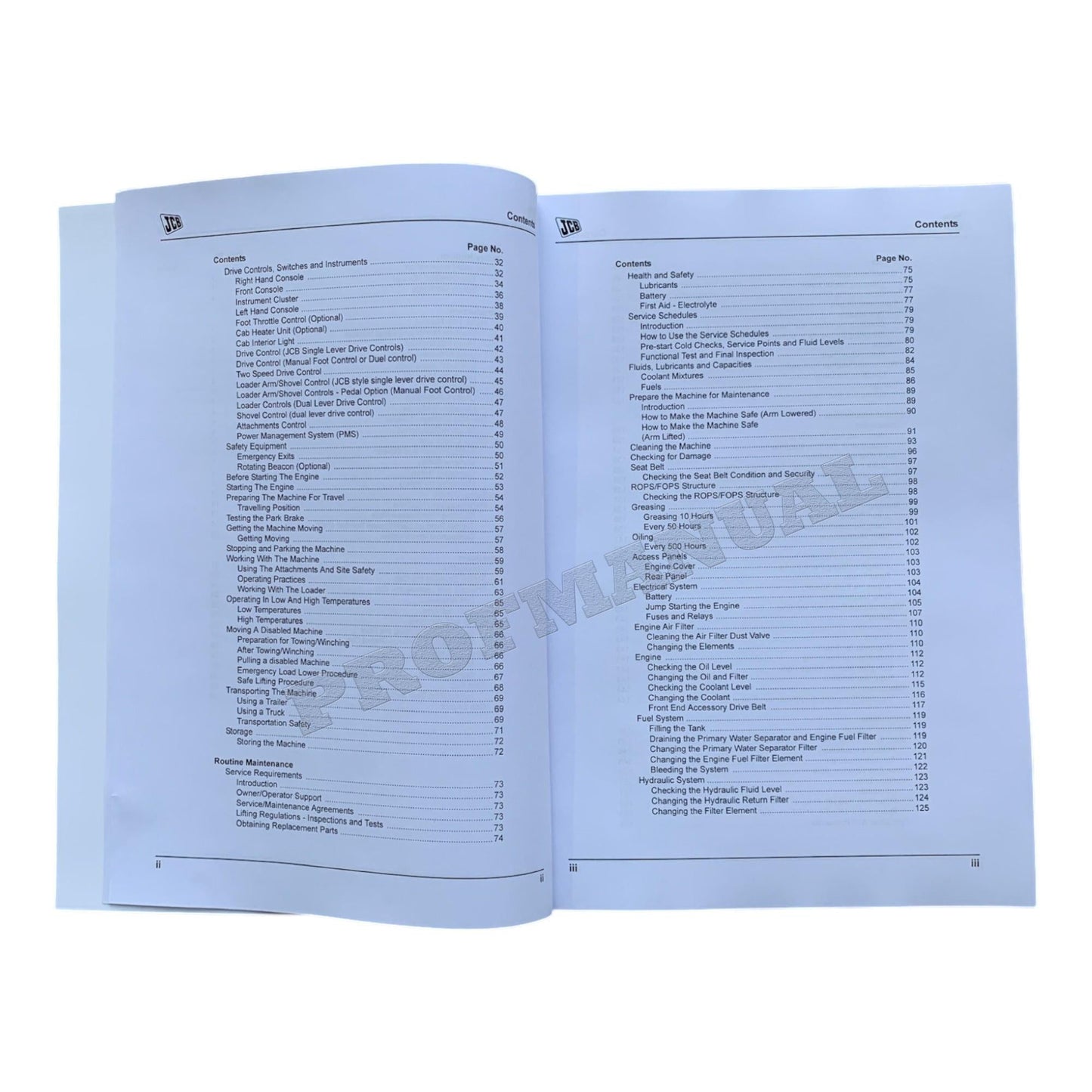 JCB ROBOT 1110 1110HF 1110T 1110THF Skid Steer Loader Operators Manual 980_4360