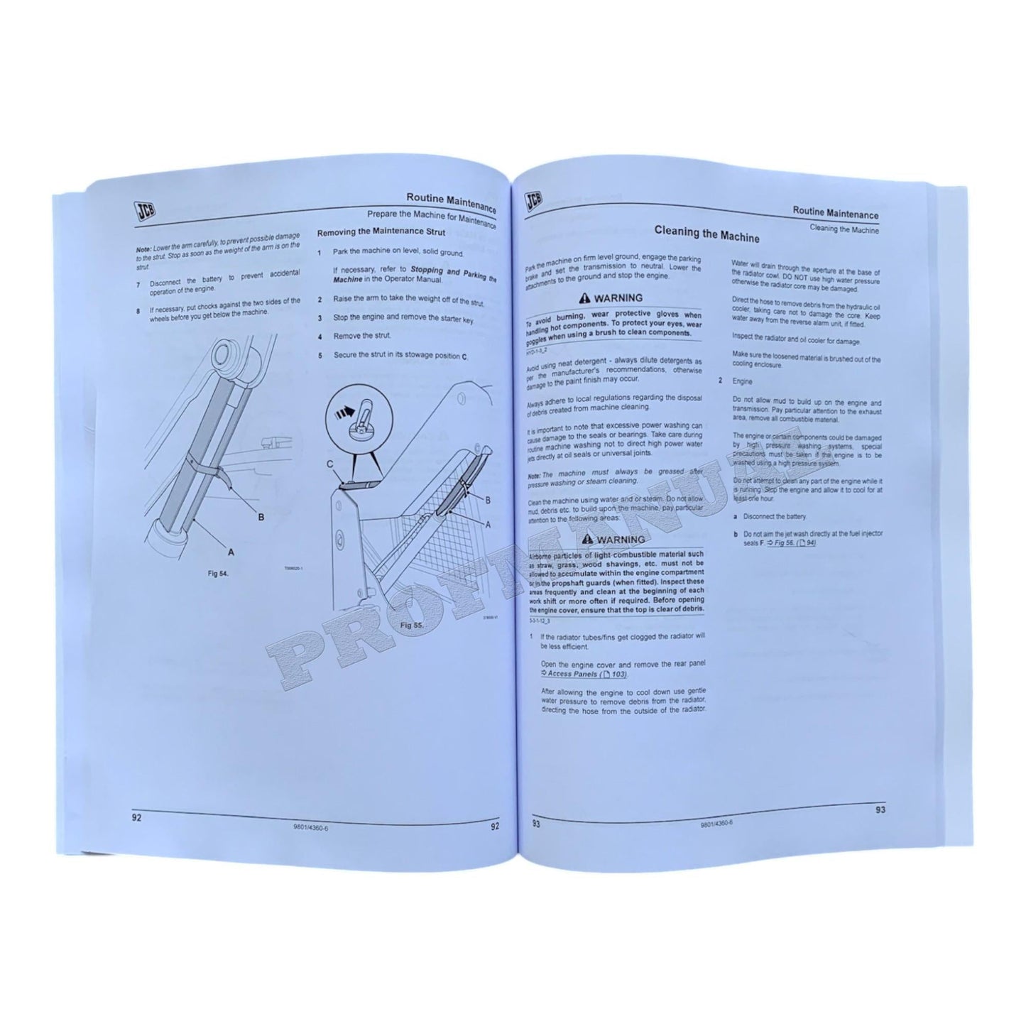 JCB ROBOT 1110 1110HF 1110T 1110THF Skid Steer Loader Operators Manual 980_4360