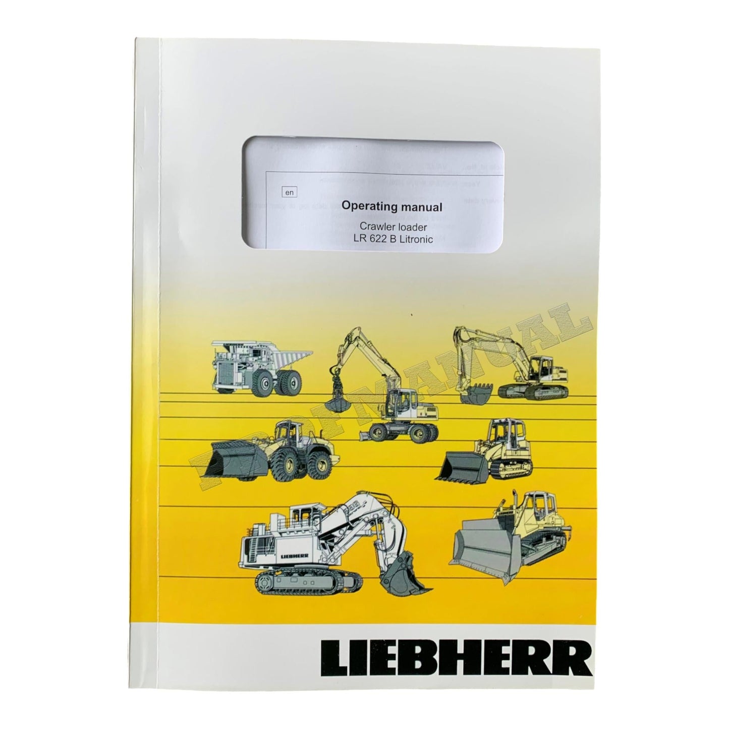 Liebherr LR622 B Litronic CRAWLER LOADER Operators manual 9084188