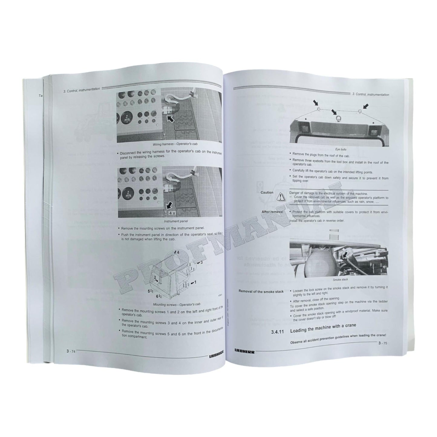 Liebherr LR622 B Litronic CRAWLER LOADER Operators manual 9084188