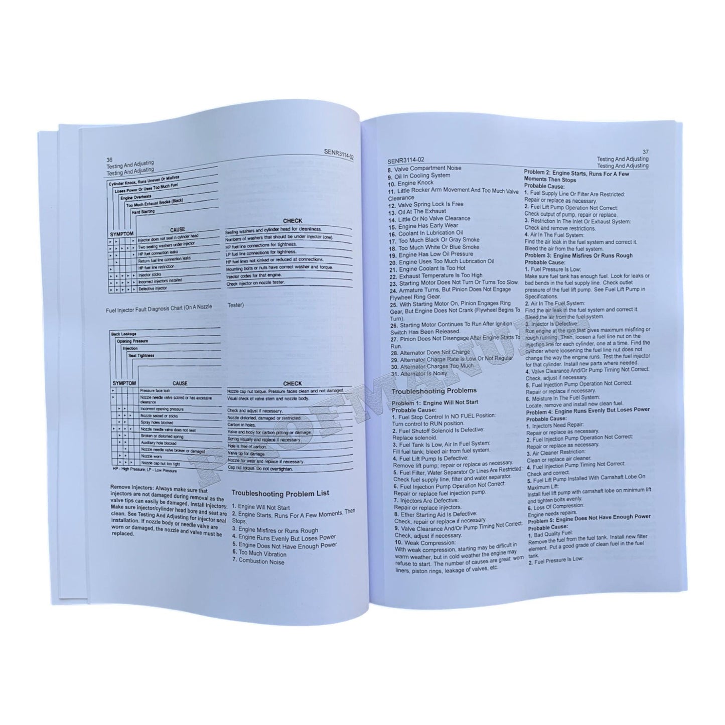 Caterpillar 4.236 Engine Loader Disassem Assem System Operat Test Adjust Manual