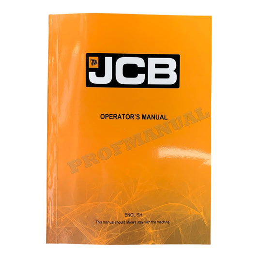 JCB 8065 RTS ISUZU ENGINE Midi Excavator Operators Manual 9821_6900