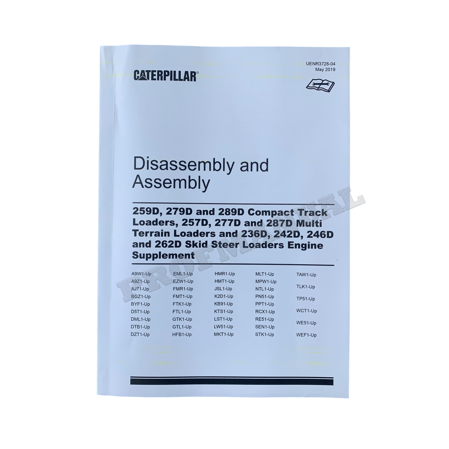 Caterpillar 259D 279D 289D Loader C2.6 C3.3B Engine Service Manual Disassem Assembly