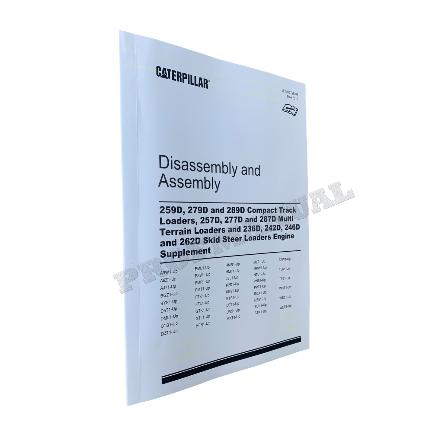 Caterpillar  236D 242D 246D 262D Loader Engine Suppl Service Manual DisasseAssem