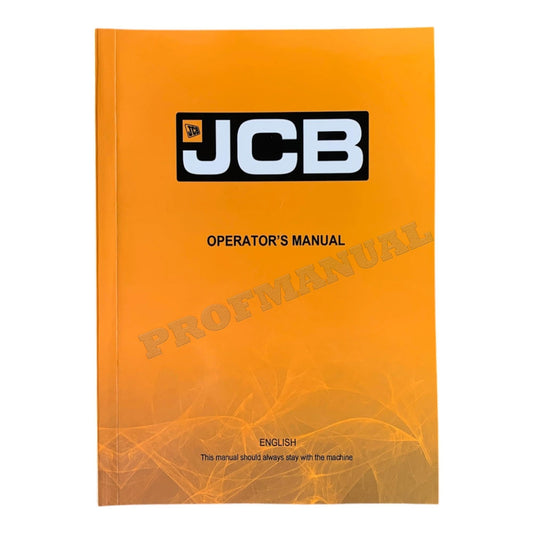 JCB 1CX 1CXWS 1CXT STANDARD-TIER 3 BACKHOE LOADER Operators Manual