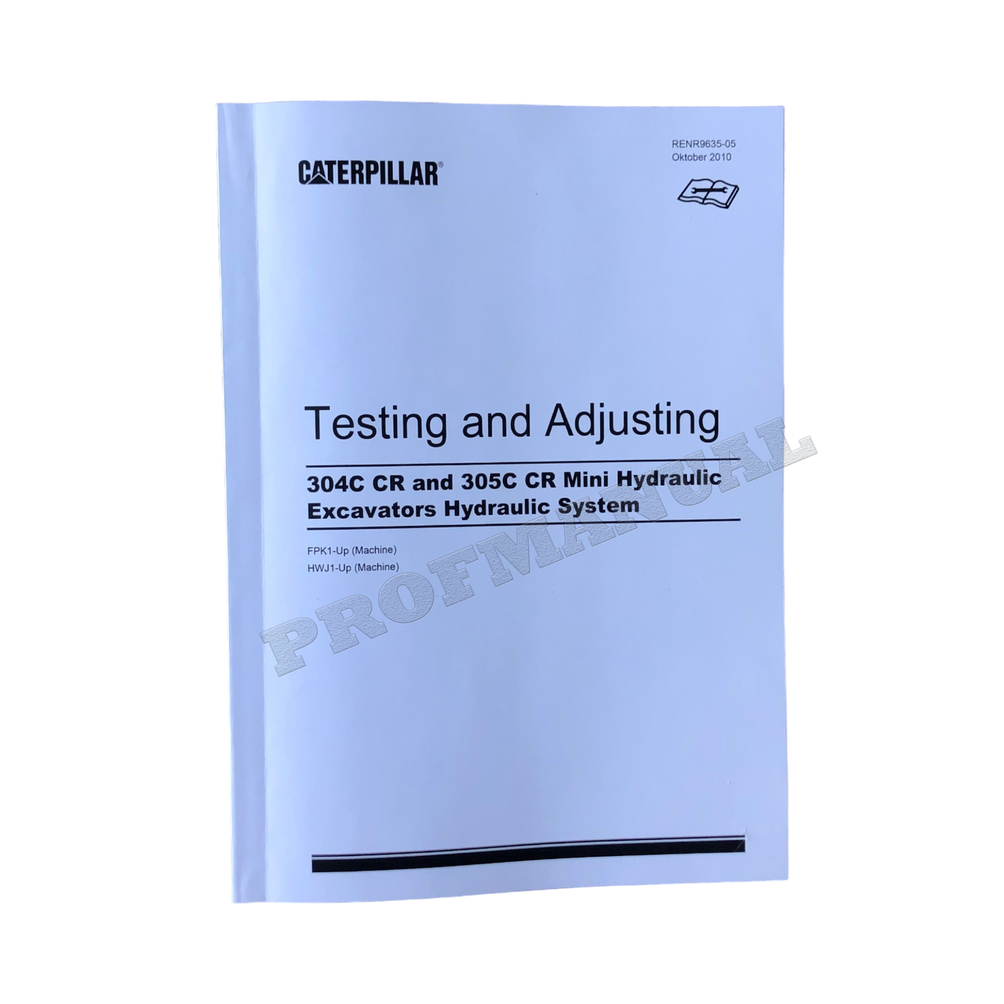 Caterpillar 304C 305C Excavator Testing and Adjusting Service Manual