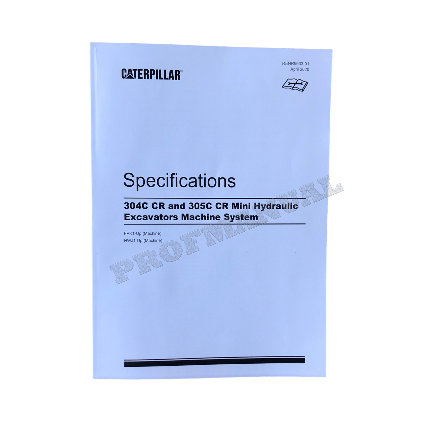 Caterpillar 304C 305C Excavator Service Manual Specifications