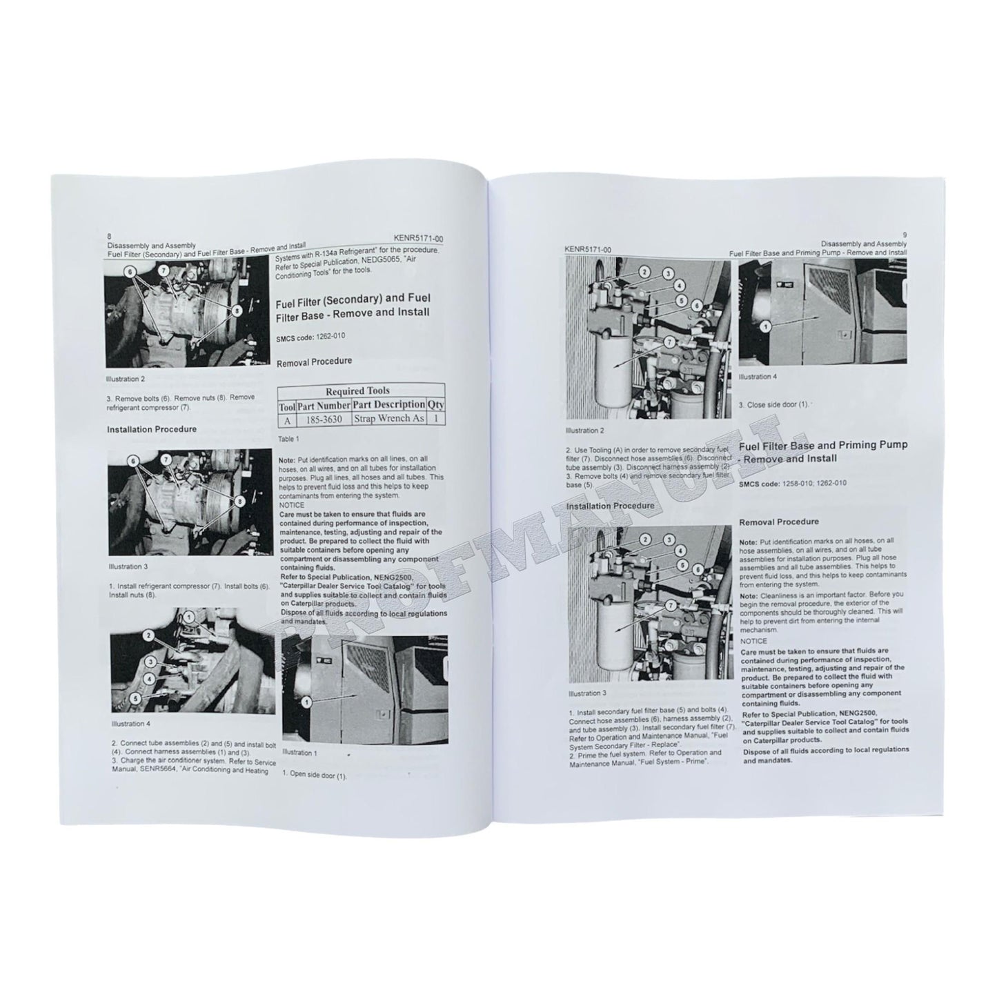 Caterpillar C4.4 C6.6 Engine Loader Disassem Assem System Operat Test Adjust Manual