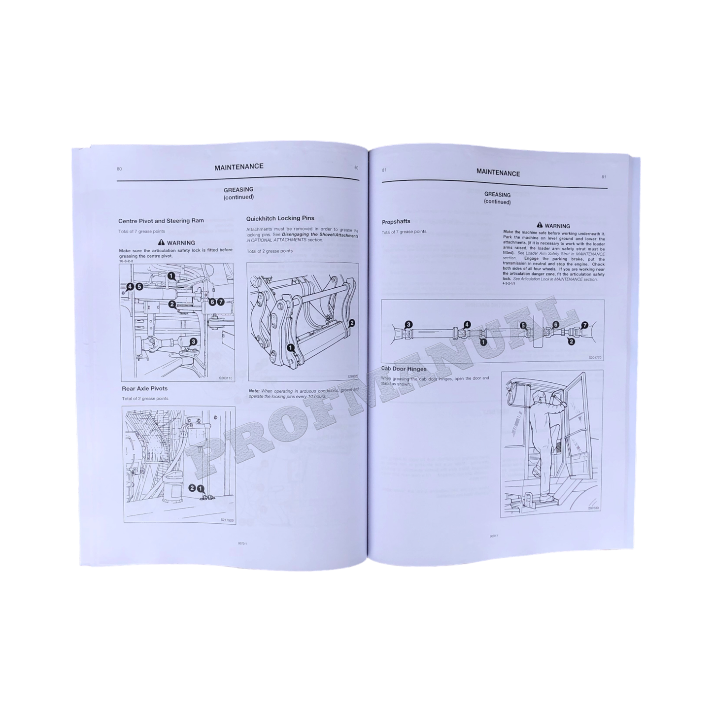 JCB 426 426HT 426ZX Wheel Loader Operators Manual