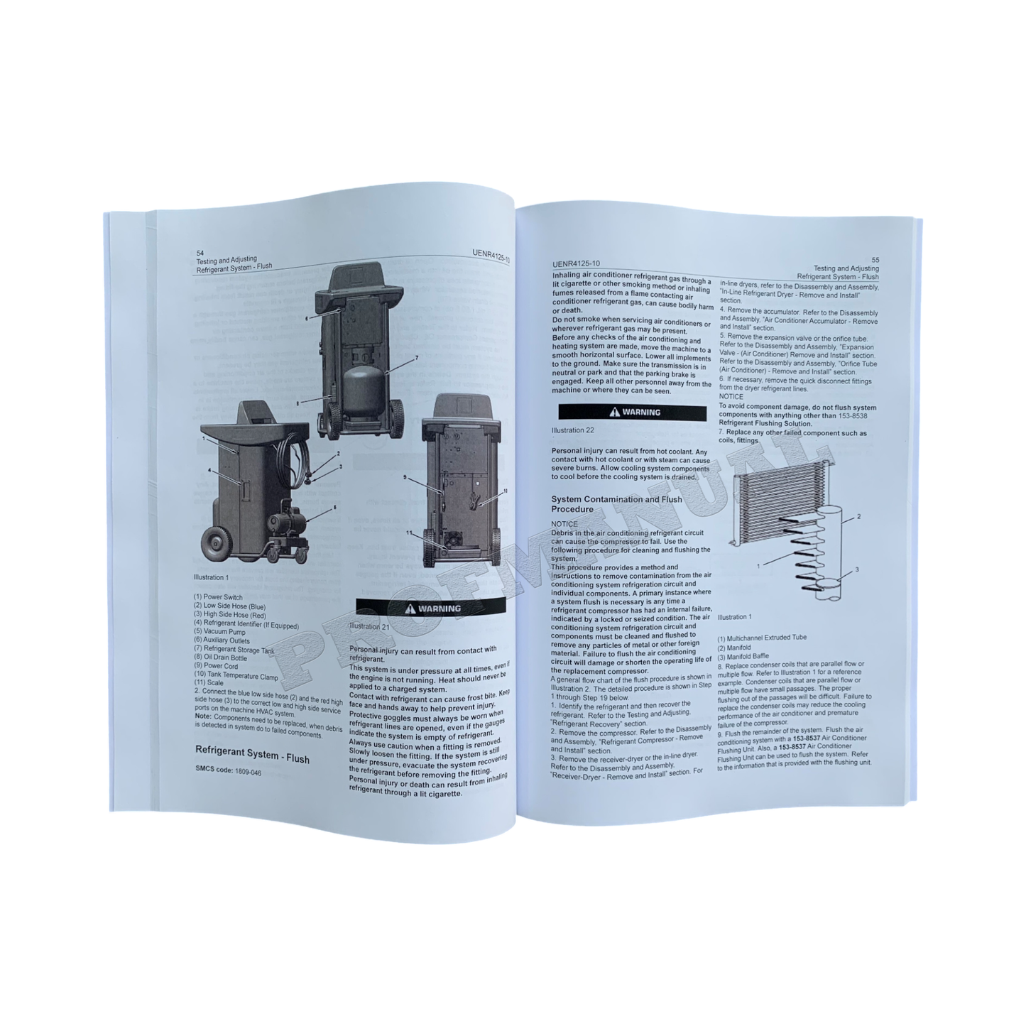 Caterpillar Air Condition Testing Troubleshooting Assembly R134a FULL Service Manual