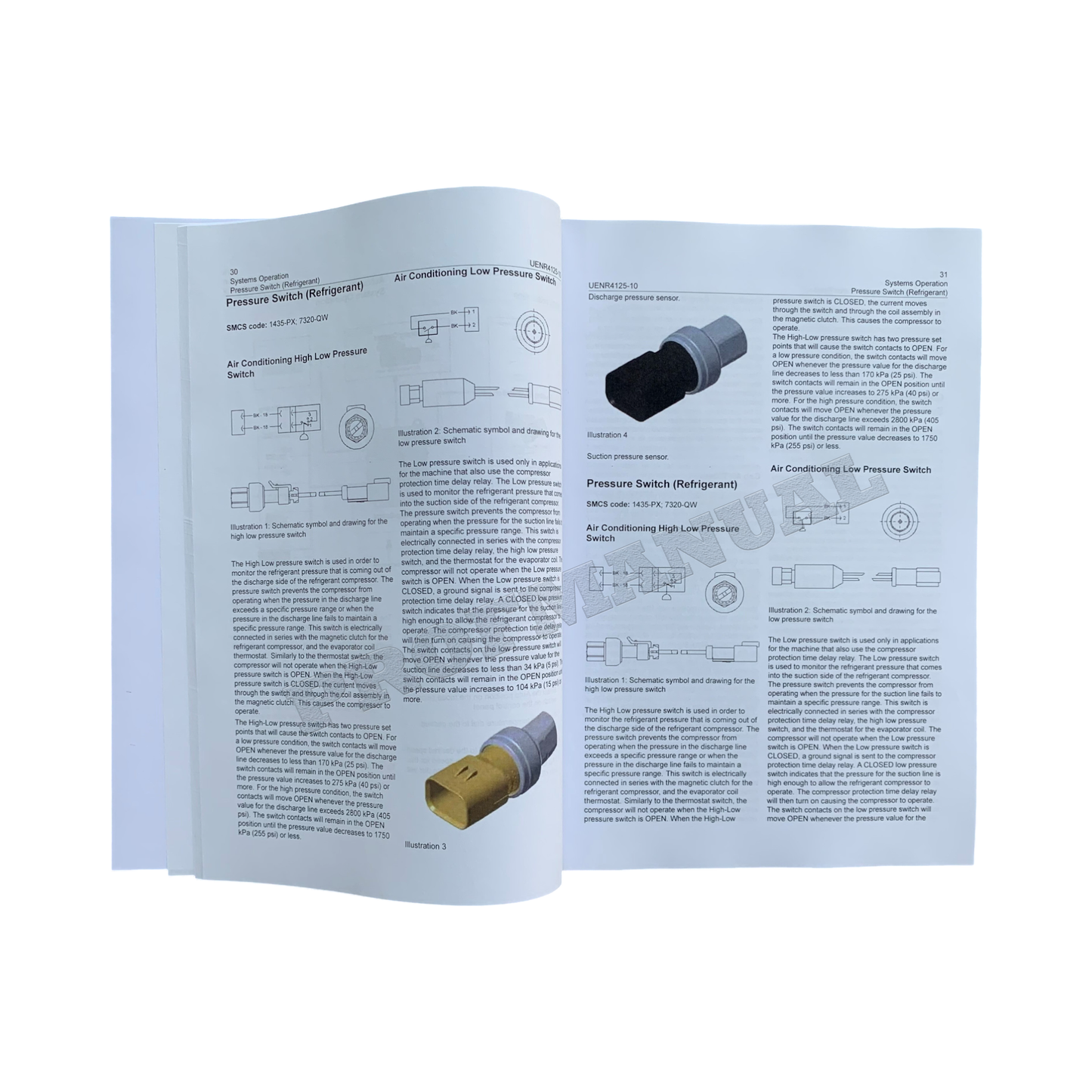 Caterpillar Air Condition Testing Troubleshooting Assembly R134a FULL Service Manual