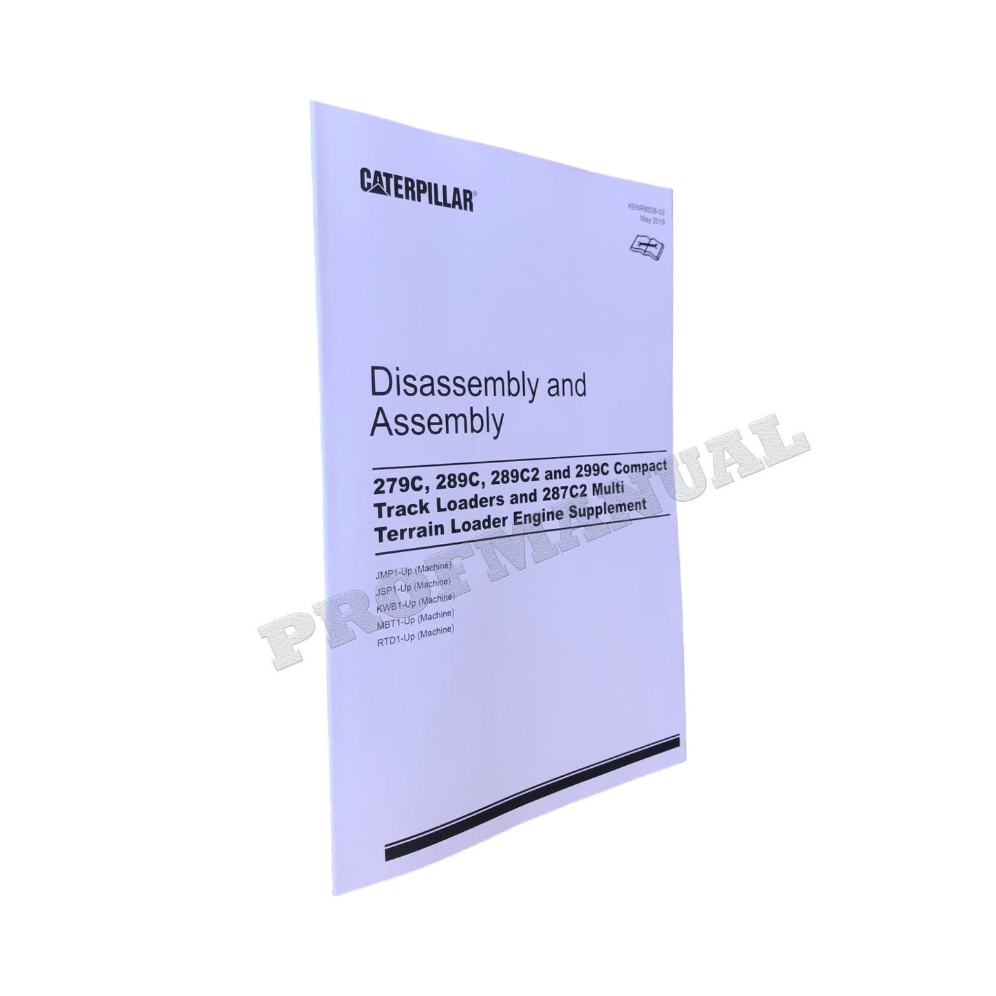 Caterpillar 279C 289C 289C2 Loader C3.4 Engine Service Manual Disassem Assem +Suppl