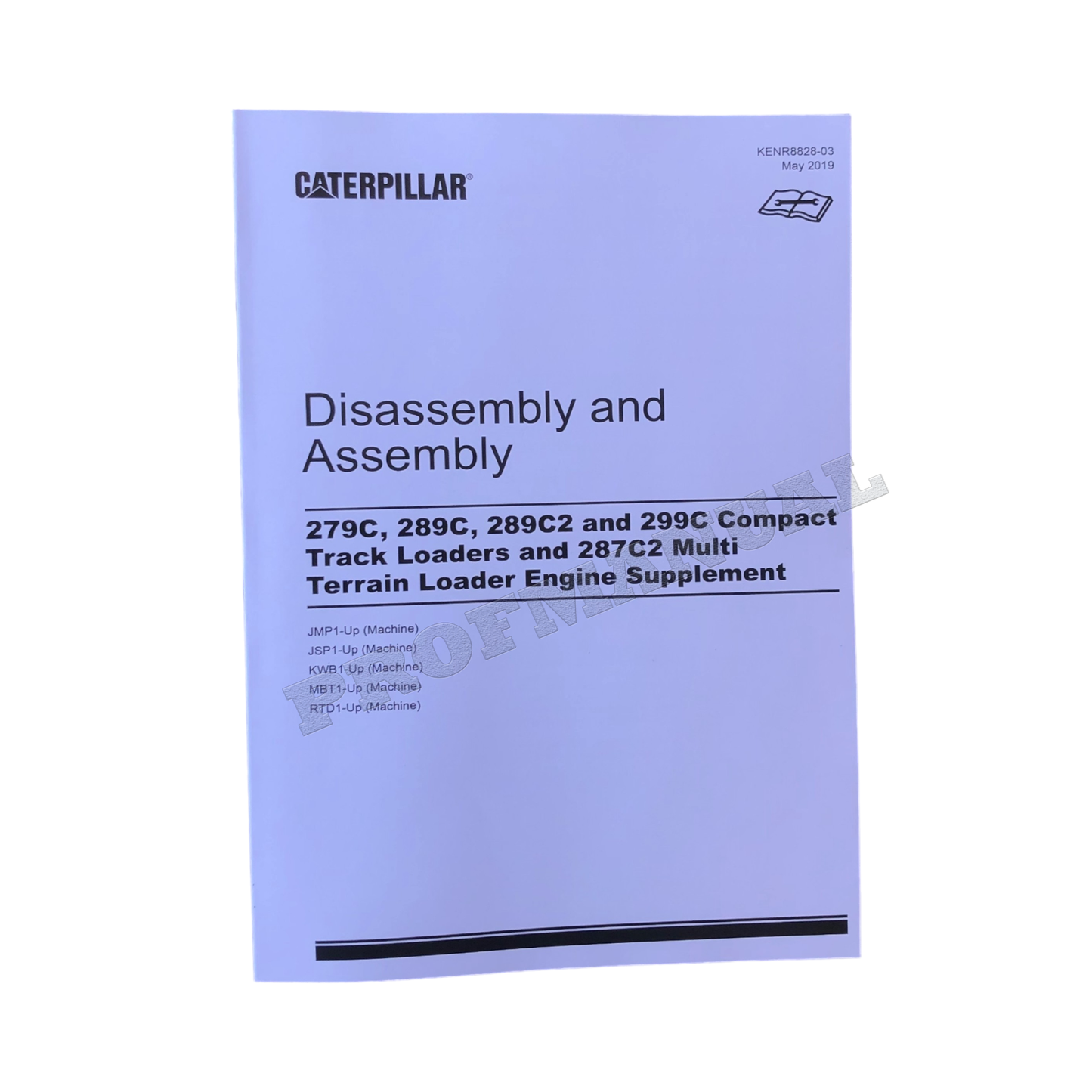 Caterpillar 279C 289C 289C2 Loader C3.4 Engine Service Manual Disassem Assem +Suppl