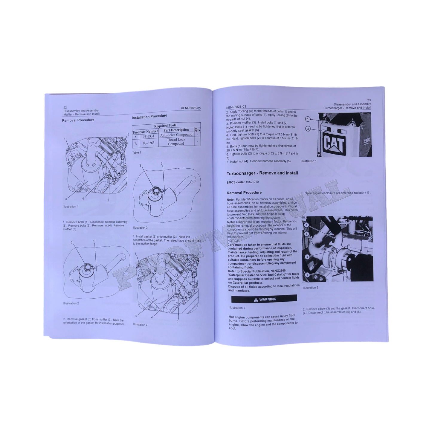 Caterpillar 279C 289C 289C2 Loader C3.4 Engine Service Manual Disassem Assem +Suppl