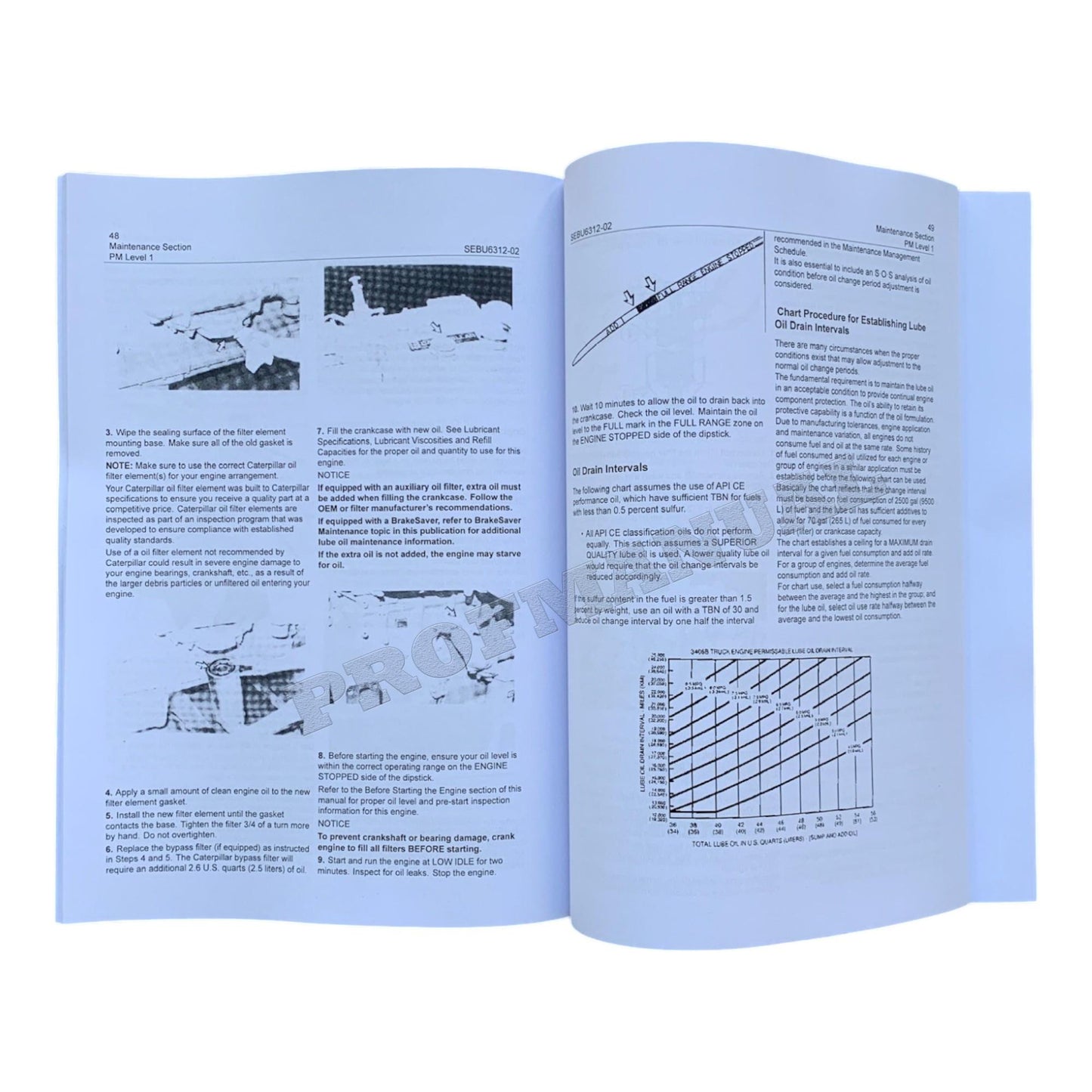 Caterpillar 3406B Truck Engine Operation & Maintenance Manual SEBU6312