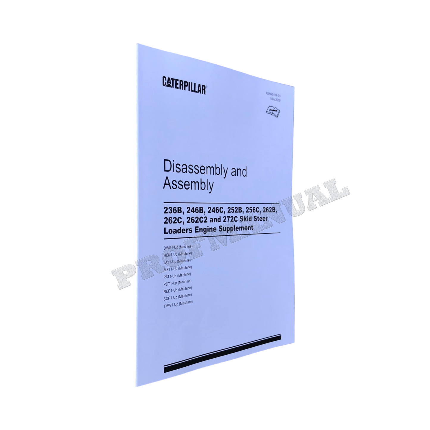 Caterpillar 3044C Engine Service Manual Disassembly Assembly + supplement