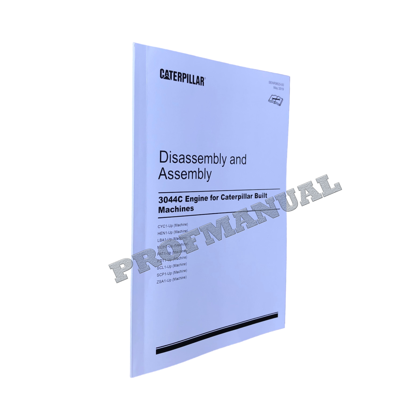 Caterpillar 3044C Engine Service Manual Disassembly Assembly + supplement