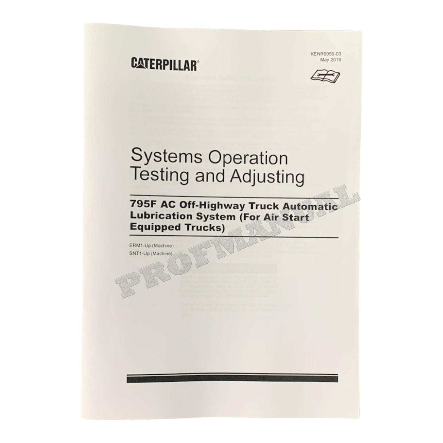 Caterpillar 795F AC Truck Full Service Manual *Send serial number