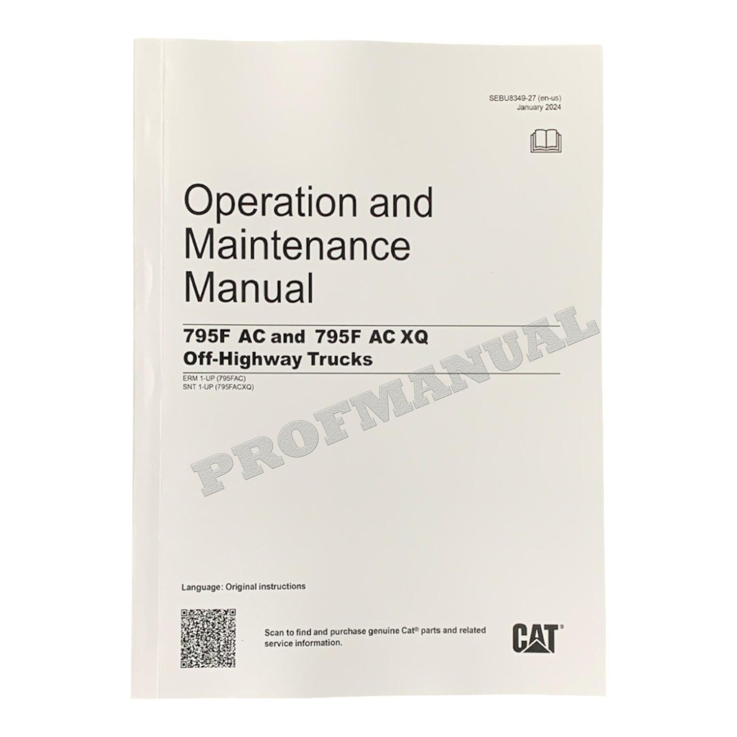 Caterpillar 795F AC Truck Full Service Manual *Send serial number