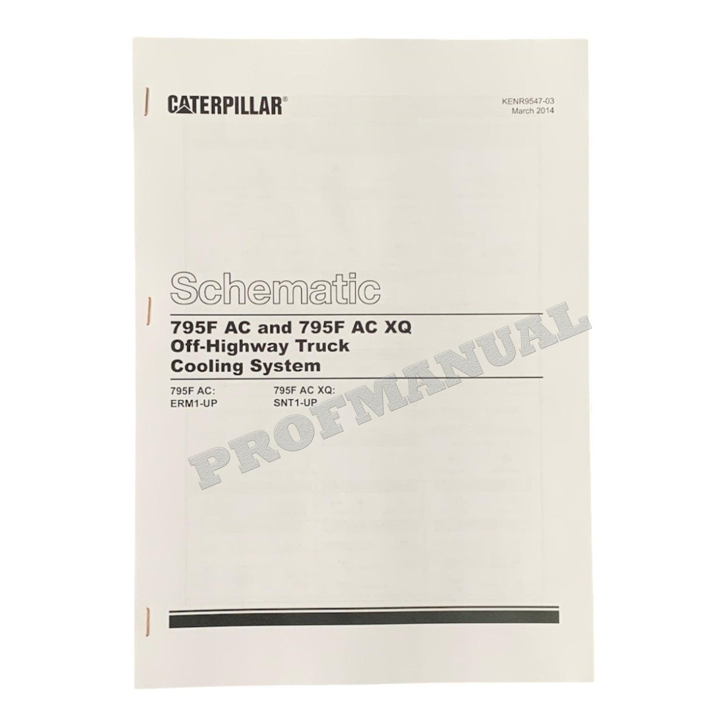 Caterpillar 795F AC Truck Full Service Manual *Send serial number