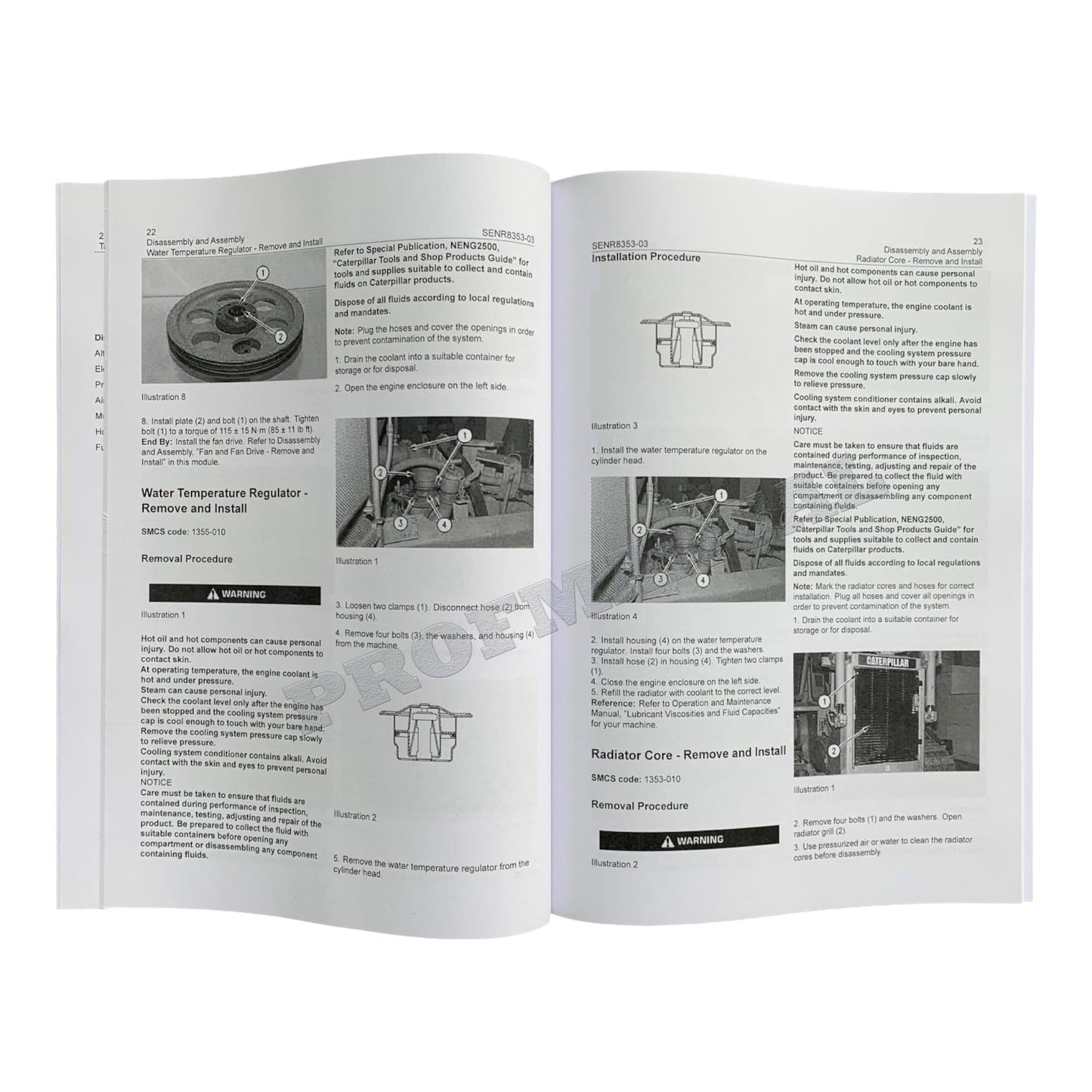 Caterpillar 3306C Engine D6T Operation Test Adjusting Assembly Service Manual SET