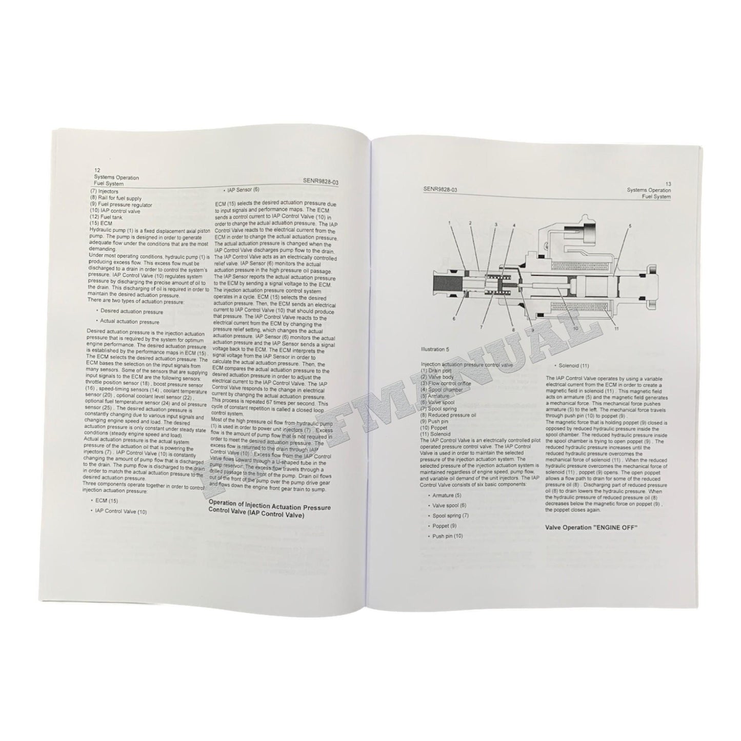 Caterpillar C7 Marine Engine Full Service Manual *Send serial number