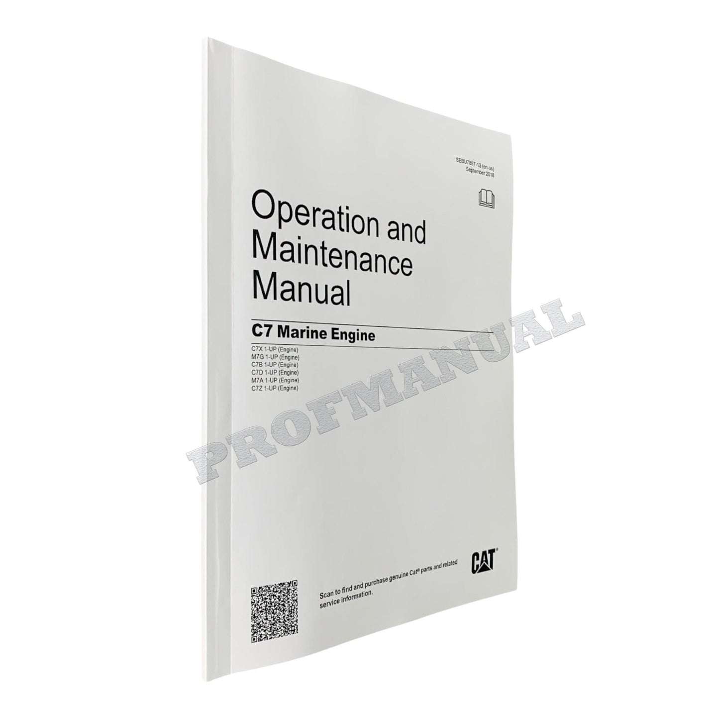 Caterpillar C7 Marine Engine Full Service Manual *Send serial number