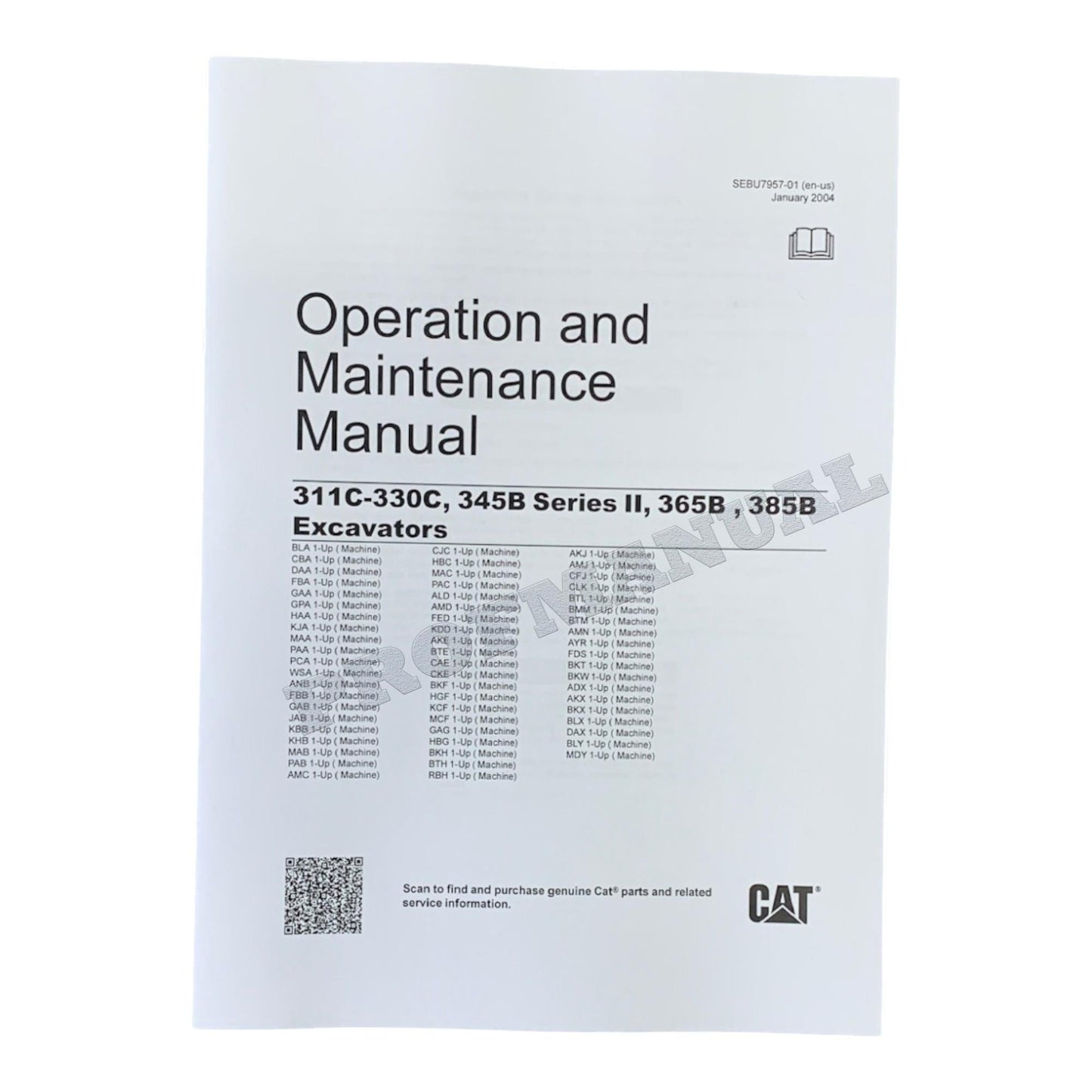 Caterpillar 312C 312C L Excavator Full Service Manual 28 books RENR5500 *Send serial number