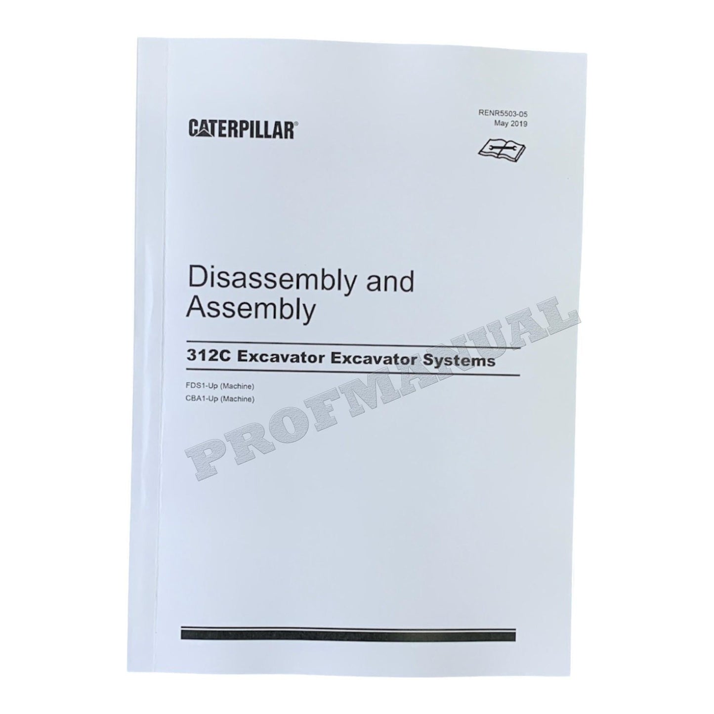 Caterpillar 312C 312C L Excavator Full Service Manual 28 books RENR5500 *Send serial number