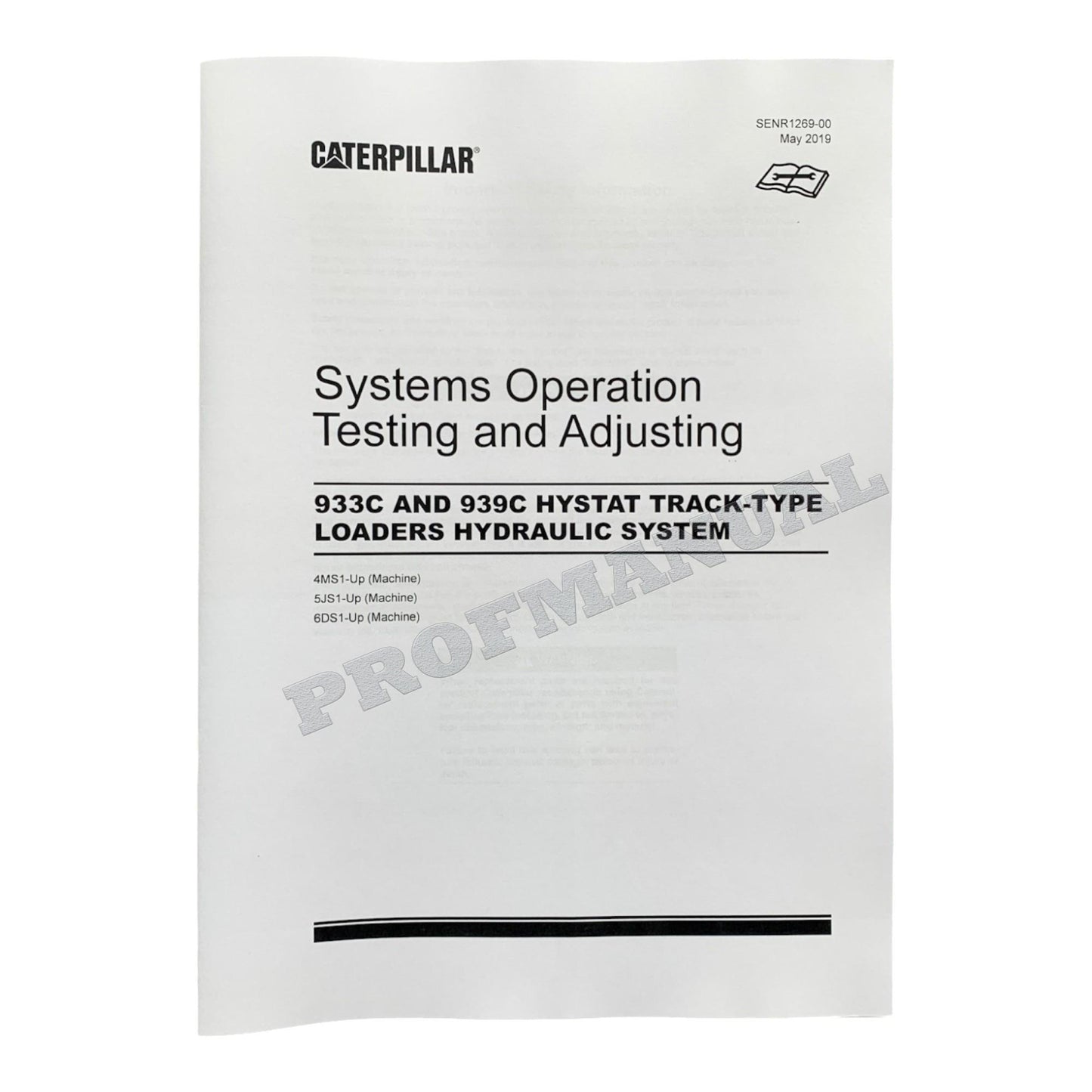 Caterpillar 933C 939C Track-Type Loader Full Service Manual *Send serial number