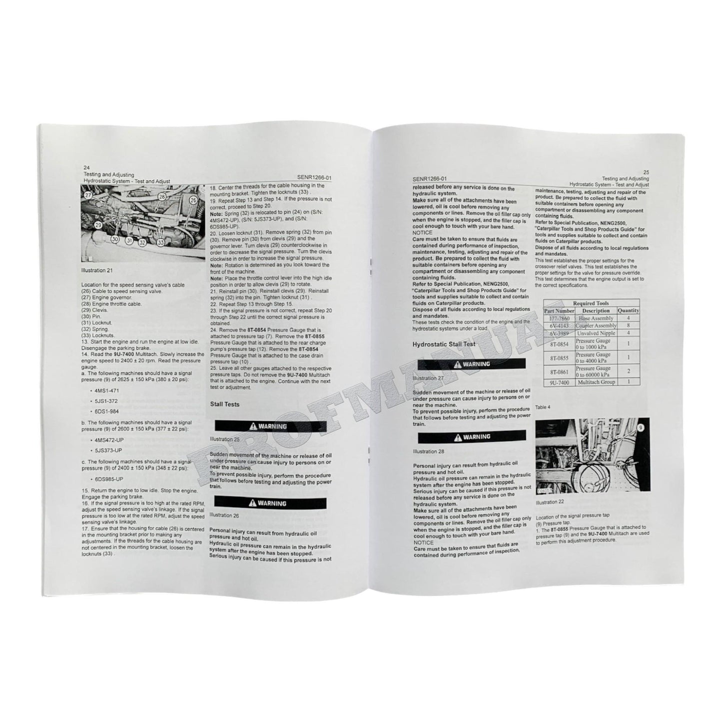 Caterpillar 933C 939C Track-Type Loader Full Service Manual *Send serial number