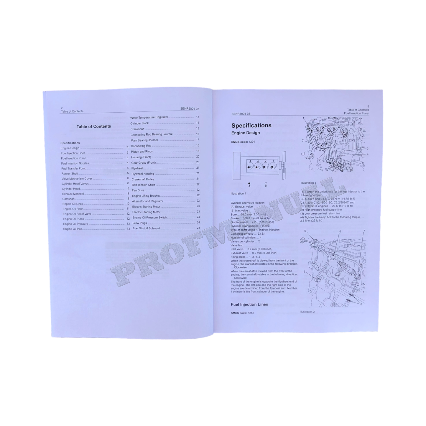 Caterpillar 3024C C1.1 C1.5 C2.2 Engine Operat Test Adjusting Service Manual SET