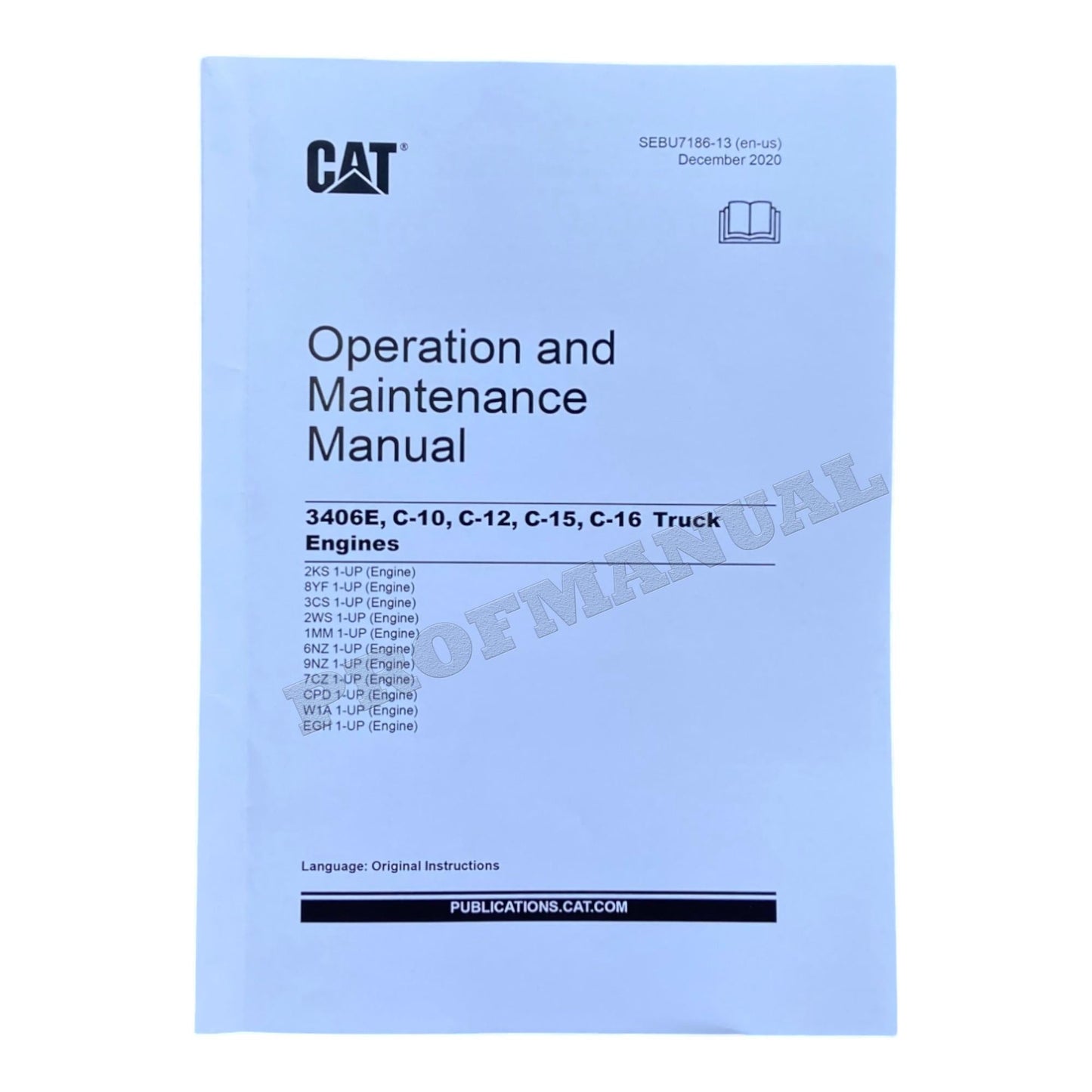 Caterpillar C15 ACERT Truck Engine Full Service Manual S.N. 6NZ1- *Send serial number