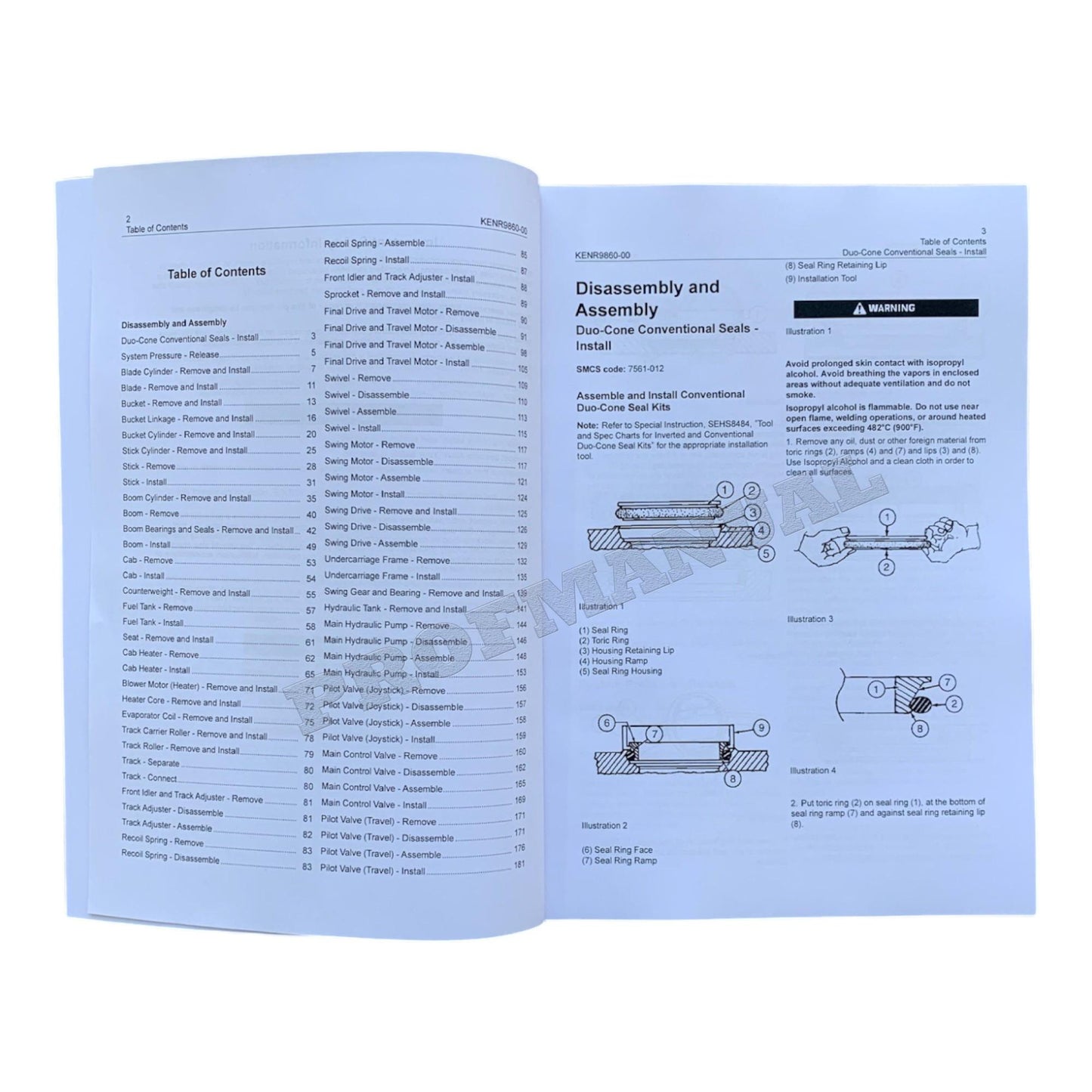 Caterpillar 306E MINI HYD EXCAVATOR Full Service Manual *Send serial number