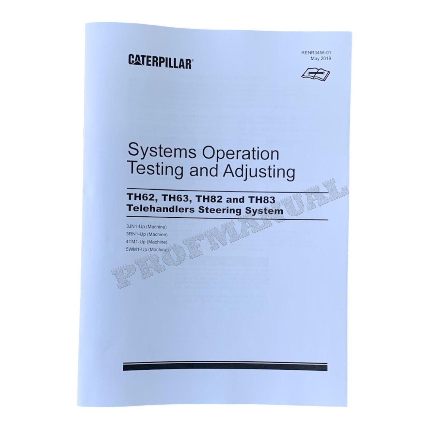 Caterpillar TH62 TH63 TH82 TH83 TeleHANDLER 21 books Full Service Manual *Send seial#