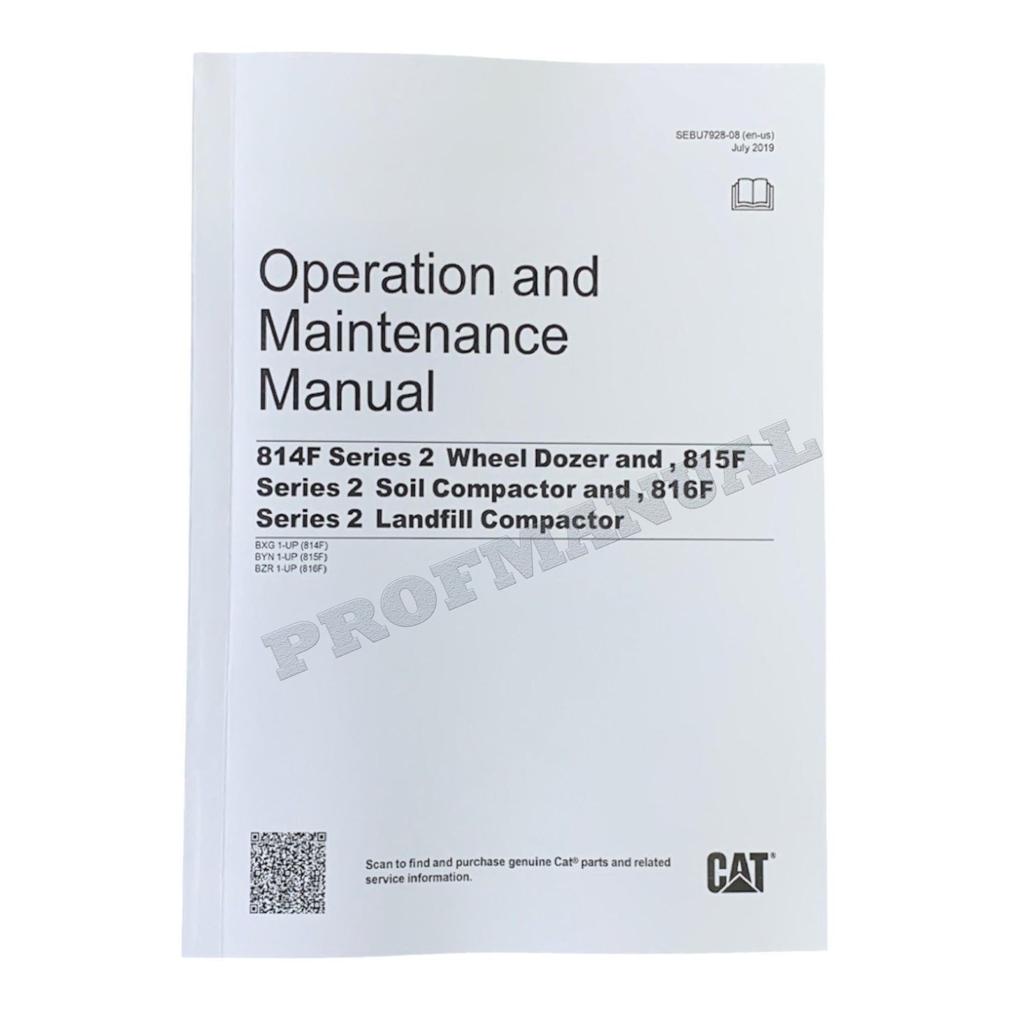 Caterpillar 814F Wheel Dozer 815F 816F Series 2 COMPACTOR Full Service Manual