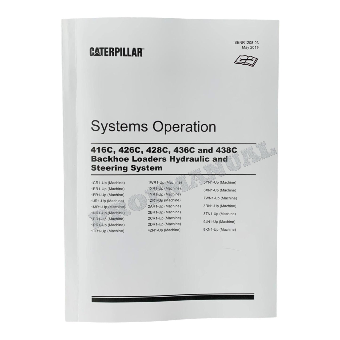 Caterpillar 416C 426C 436C 428C 438C Backhoe Loader Full Service Manual 18books *Send SN