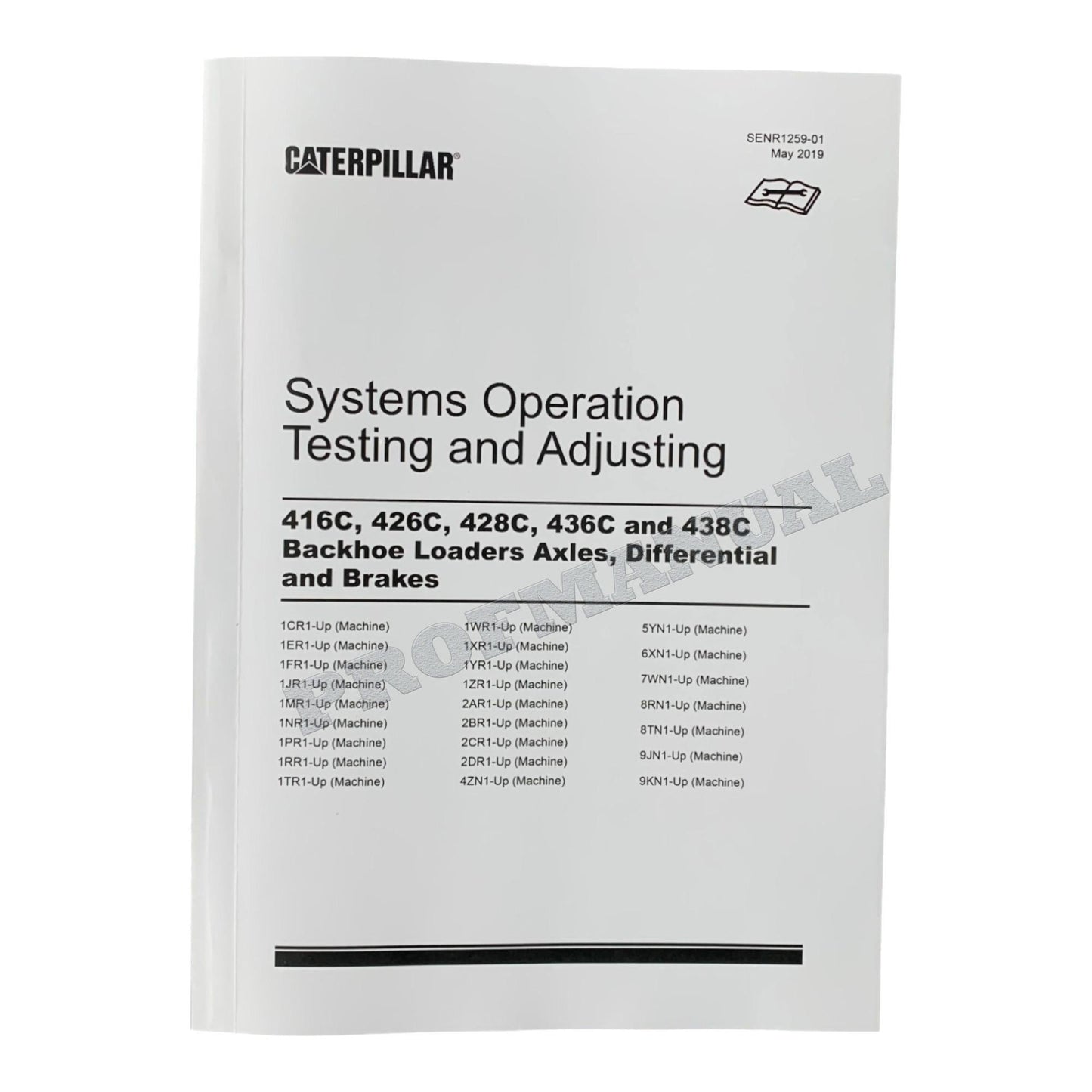 Caterpillar 416C 426C 436C 428C 438C Backhoe Loader Full Service Manual 18books *Send SN