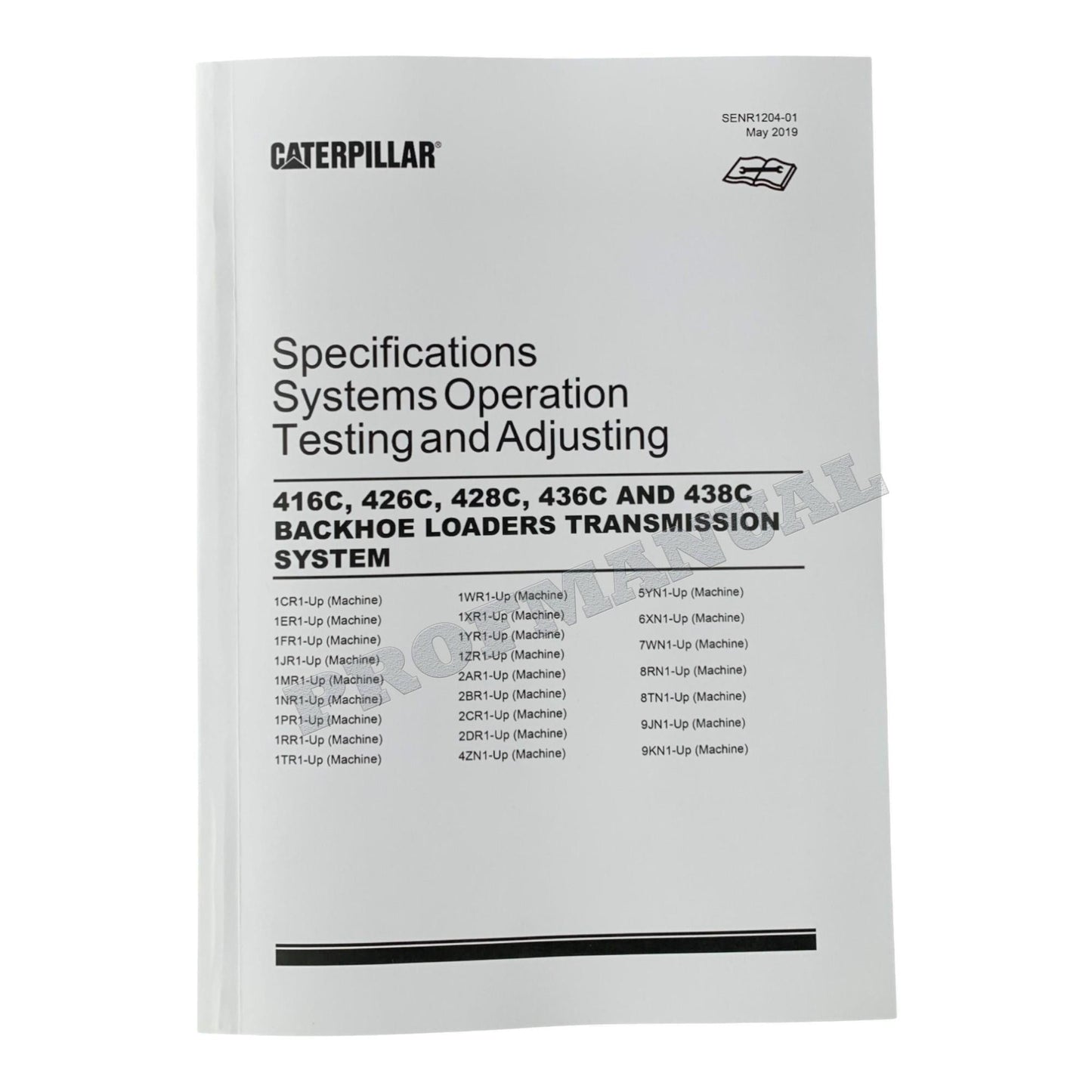 Caterpillar 416C 426C 436C 428C 438C Backhoe Loader Full Service Manual 18books *Send SN